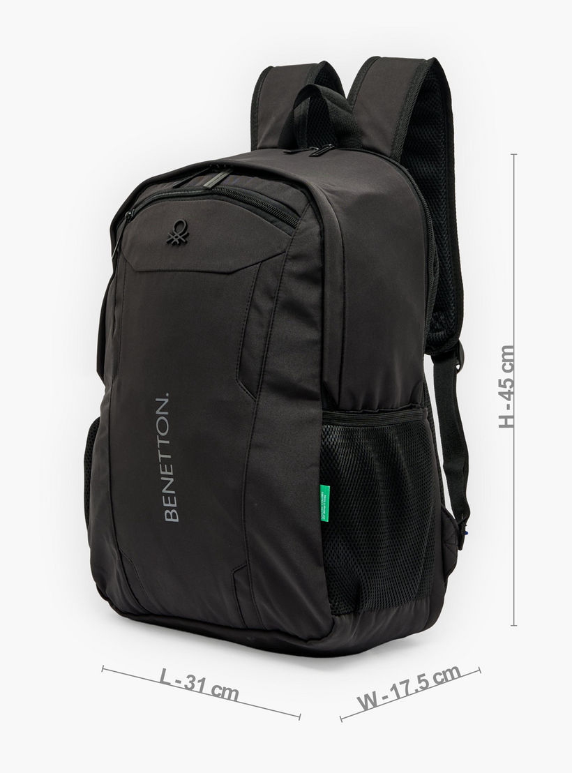 United Colors of Benetton Logo Print Backpack for Boys 8-13 Years with Adjustable Straps - 18 inches-school-bagsandbackpacks-backpacks-image-6