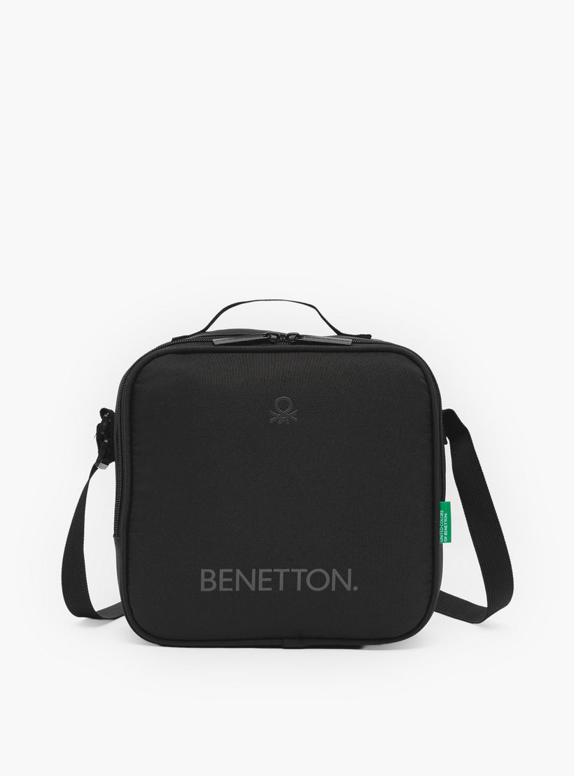United Colors of Benetton Logo Print Lunch Bag for Boys 8-13 Years with Insulation-school-lunchessentials-lunchbags-image-1