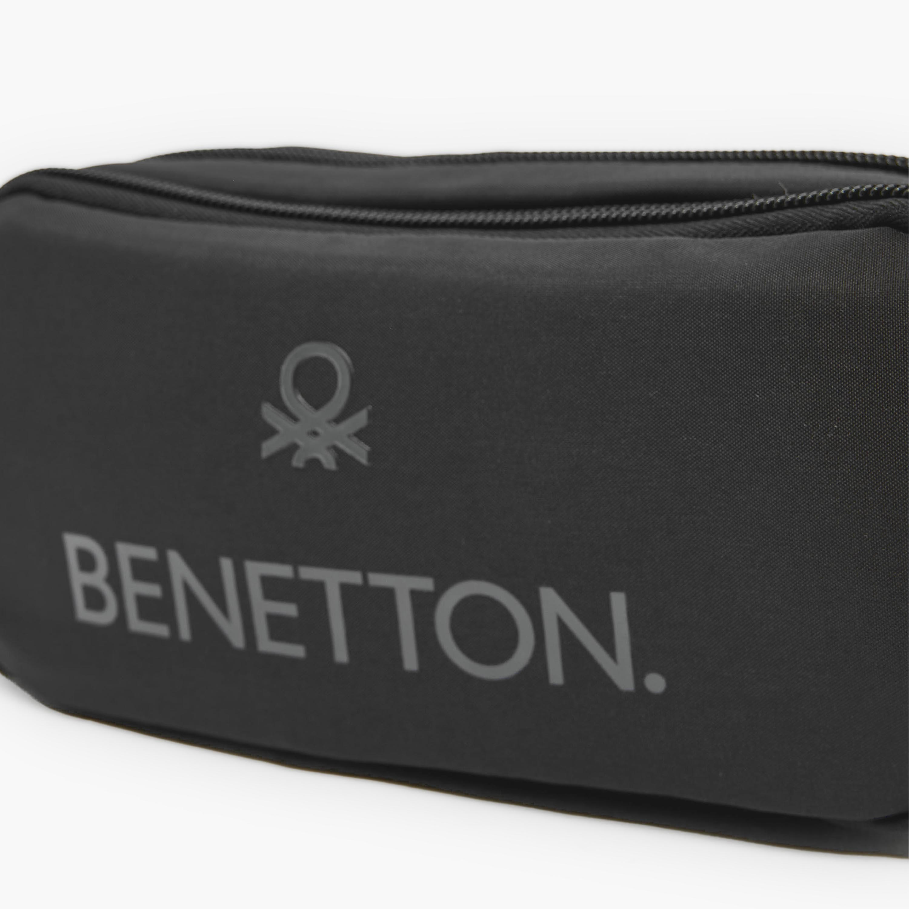 United Colors of Benetton Logo Print Pencil Pouch with 2 Compartments-school-stationery-pencilcases-image-5