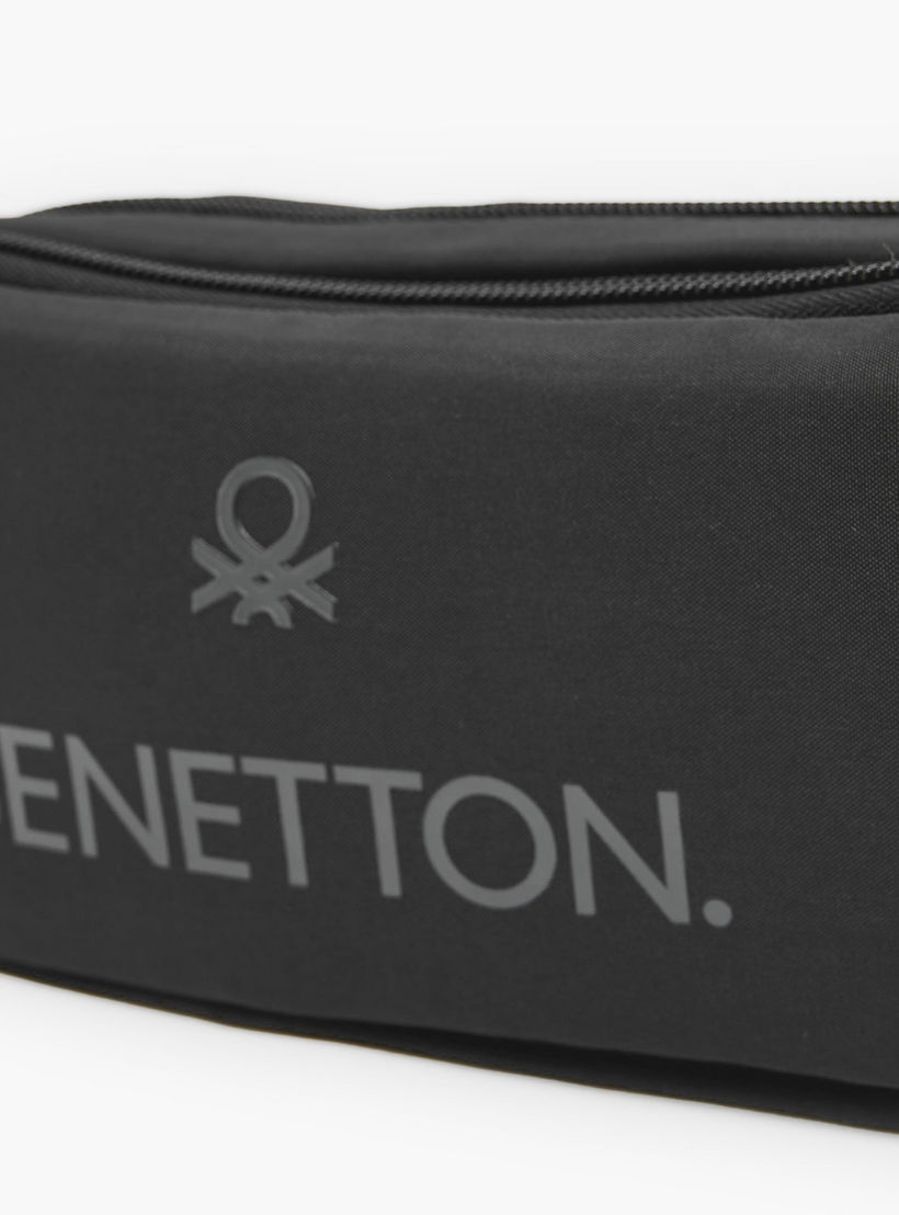 United Colors of Benetton Logo Print Pencil Pouch with 2 Compartments-school-stationery-pencilcases-image-5