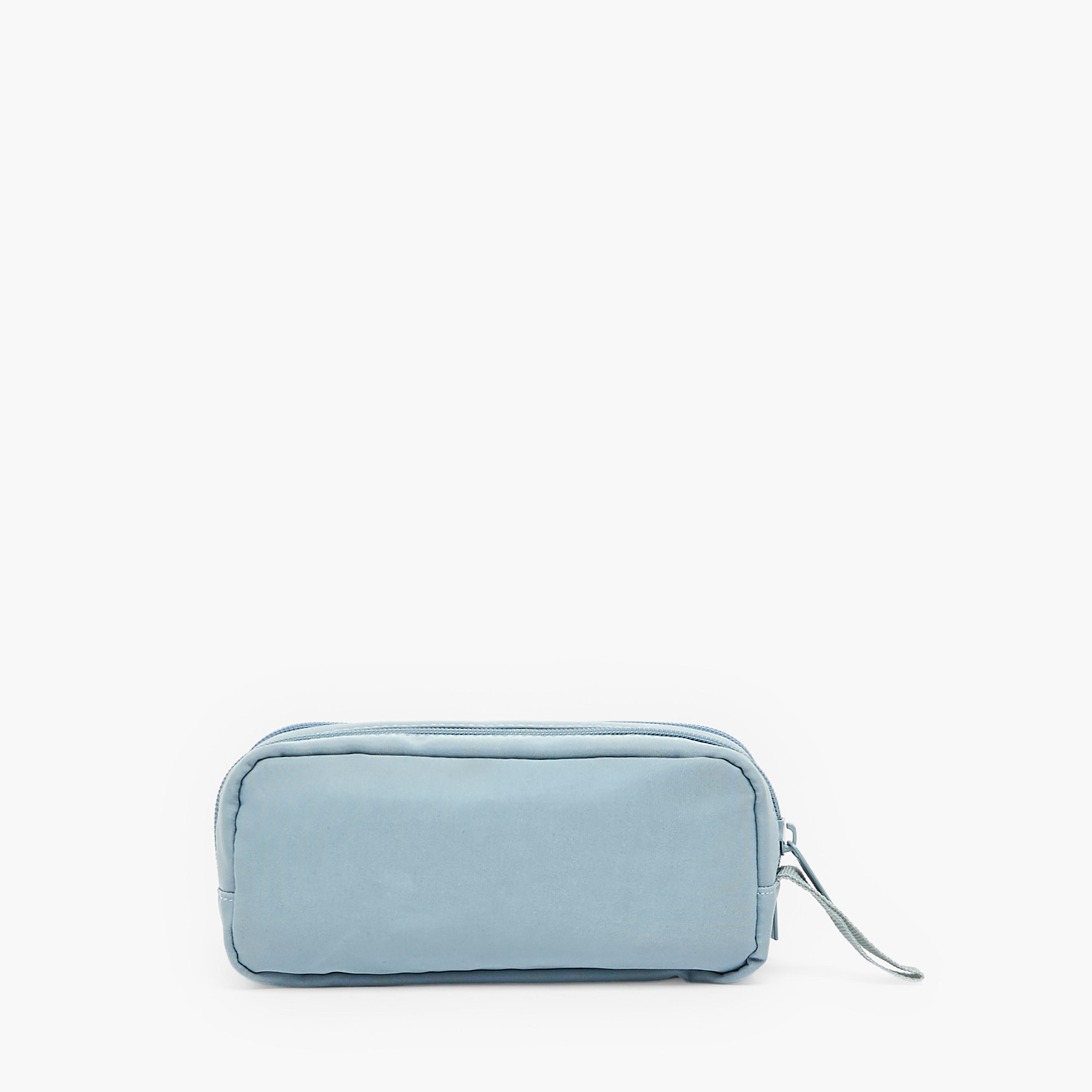 United Colors of Benetton Logo Design Pencil Pouch with 2 Compartments-school-stationery-pencilcases-image-4