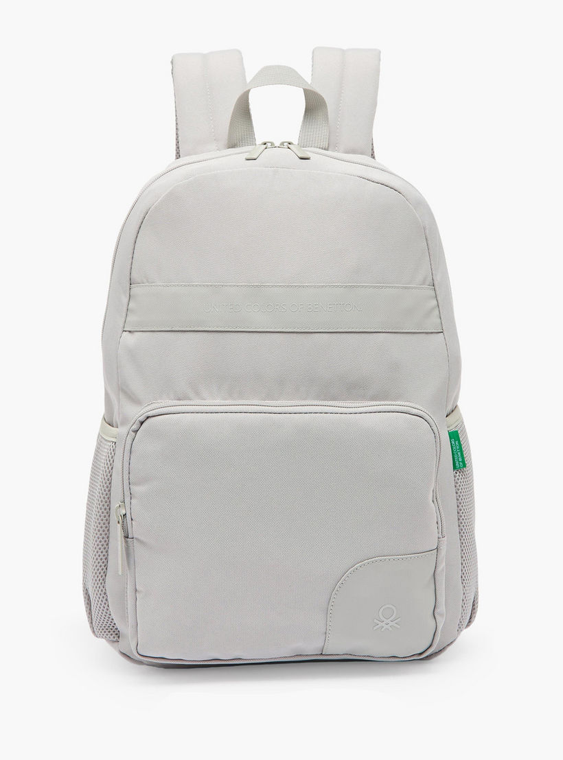 United Colors of Benetton Logo Print Backpack for Boys 8-13 Years with Padded Straps - 17 inch-school-bagsandbackpacks-backpacks-image-1