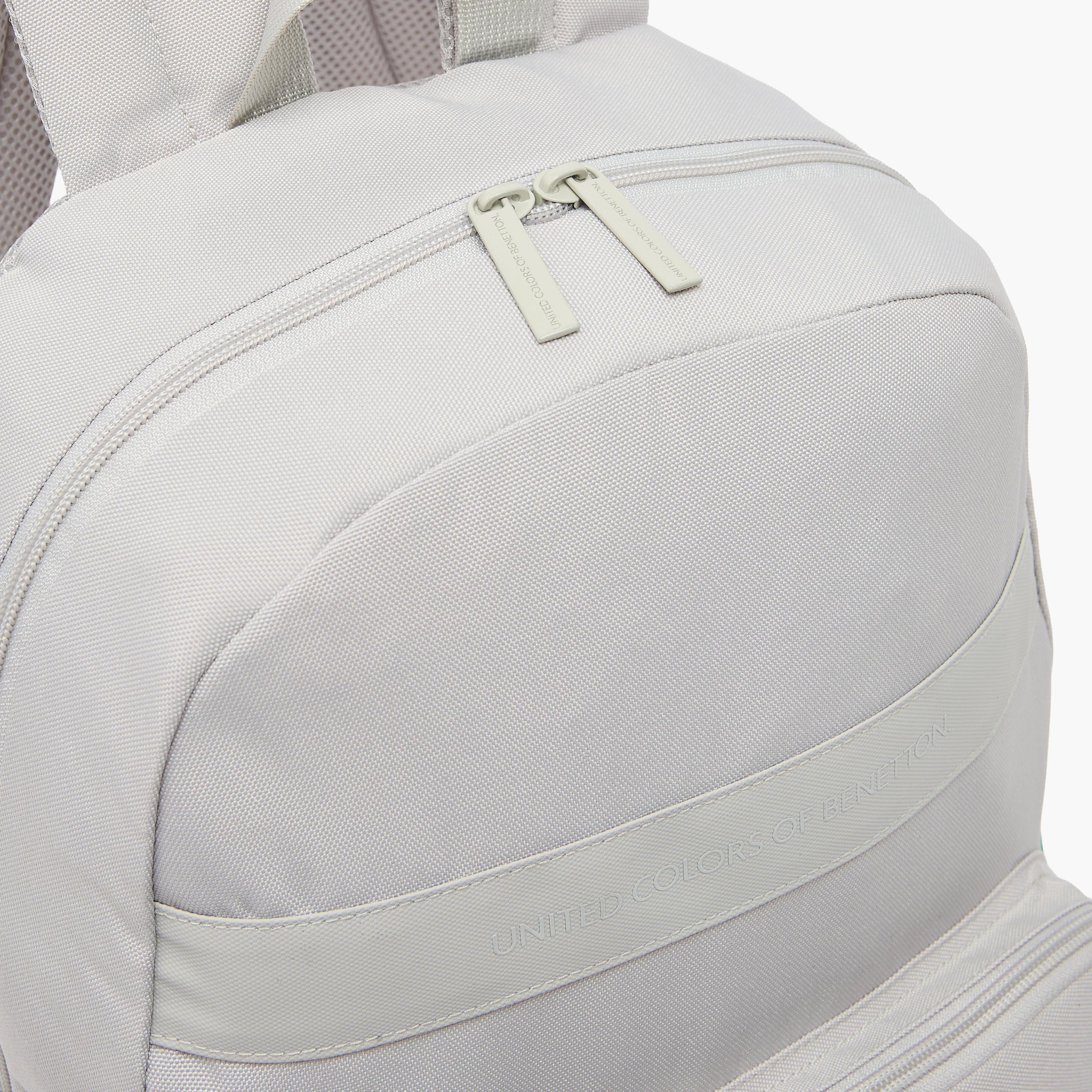 United Colors of Benetton Logo Print Backpack for Boys 8-13 Years with Padded Straps - 17 inch-school-bagsandbackpacks-backpacks-image-3