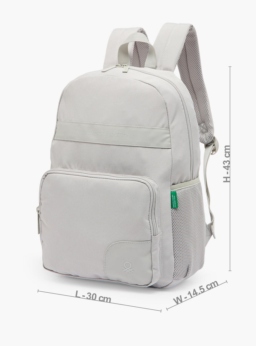 United Colors of Benetton Logo Print Backpack for Boys 8-13 Years with Padded Straps - 17 inch-school-bagsandbackpacks-backpacks-image-6