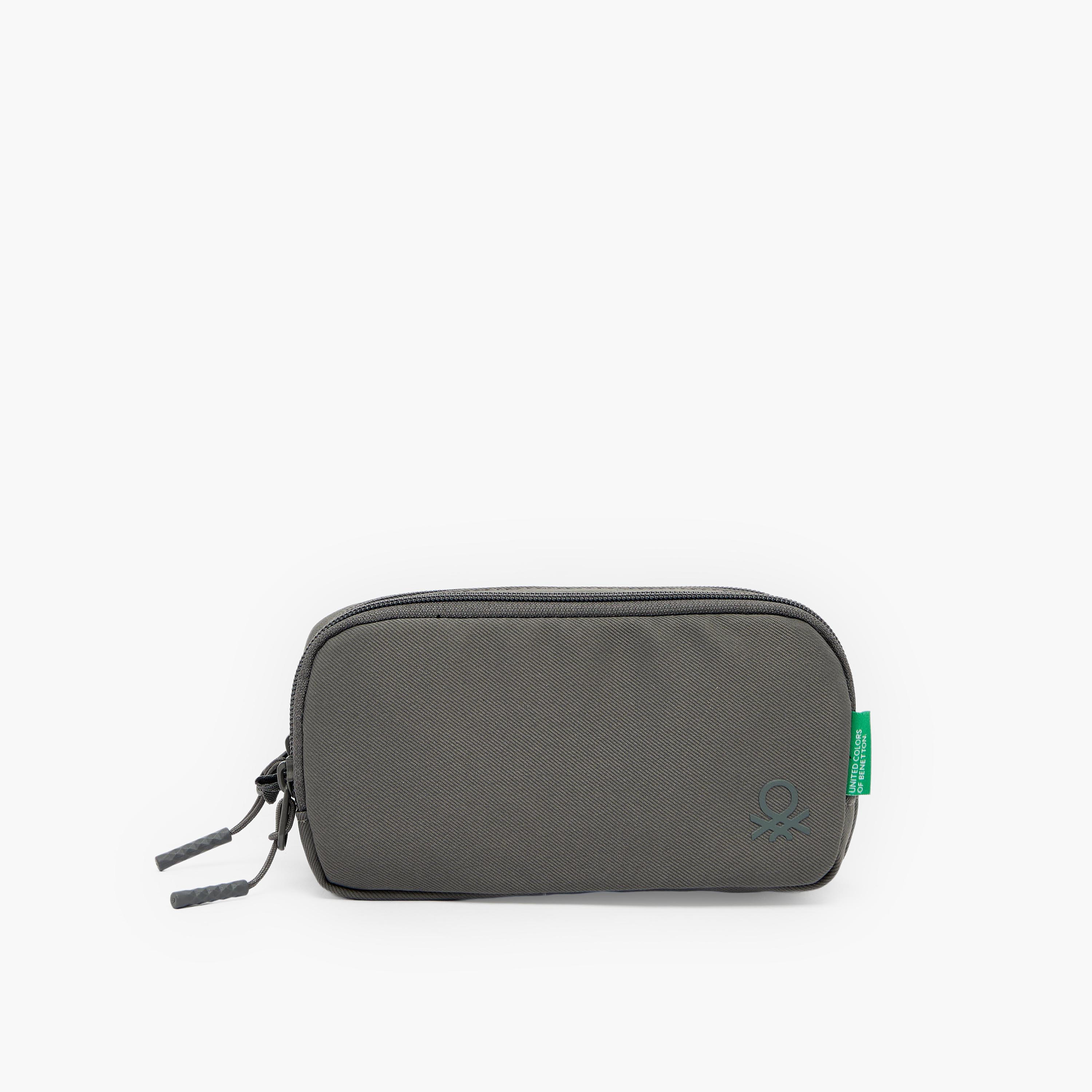 United Colors of Benetton Solid Pencil Pouch with 2 Compartments-school-stationery-pencilcases-image-1