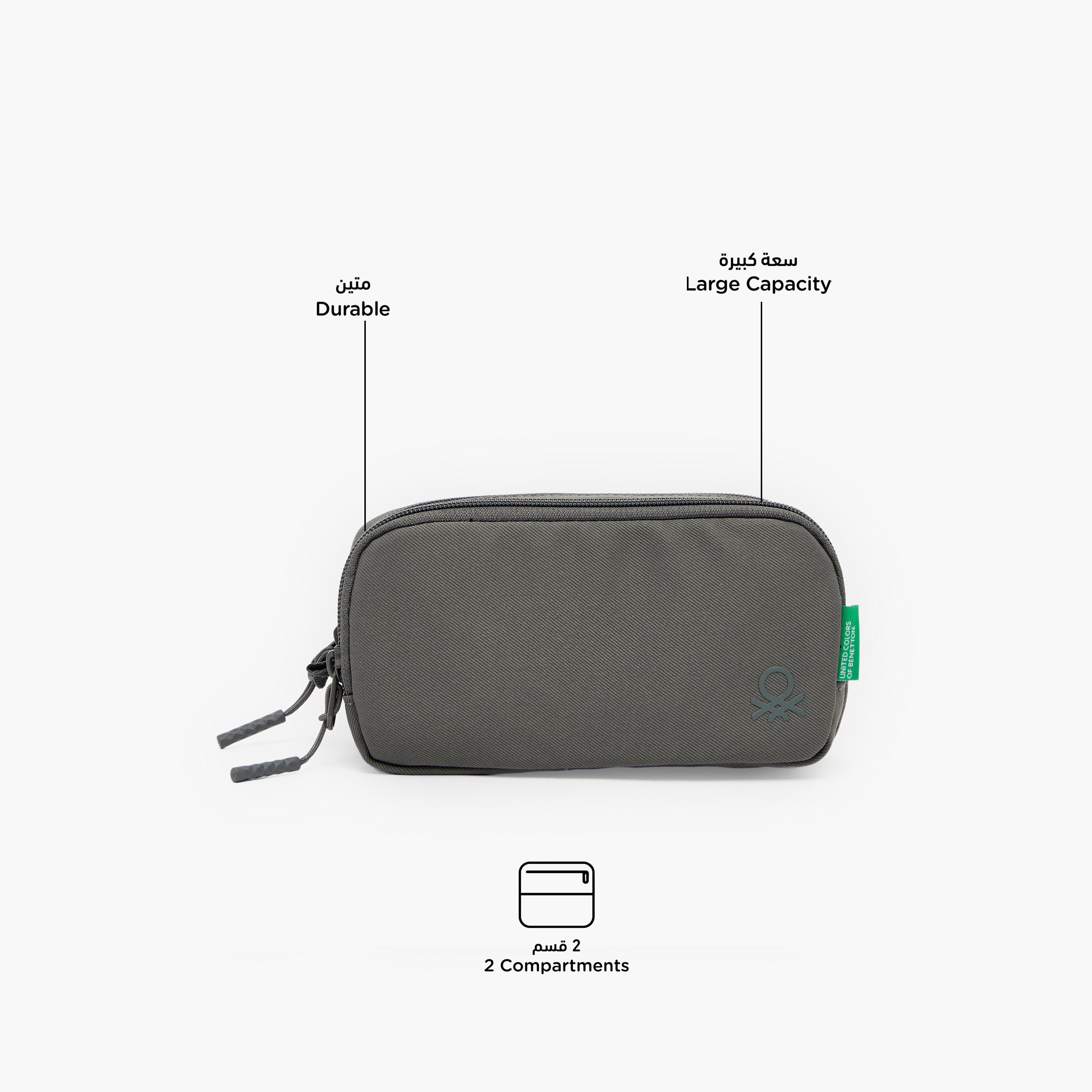 United Colors of Benetton Solid Pencil Pouch with 2 Compartments-school-stationery-pencilcases-image-2