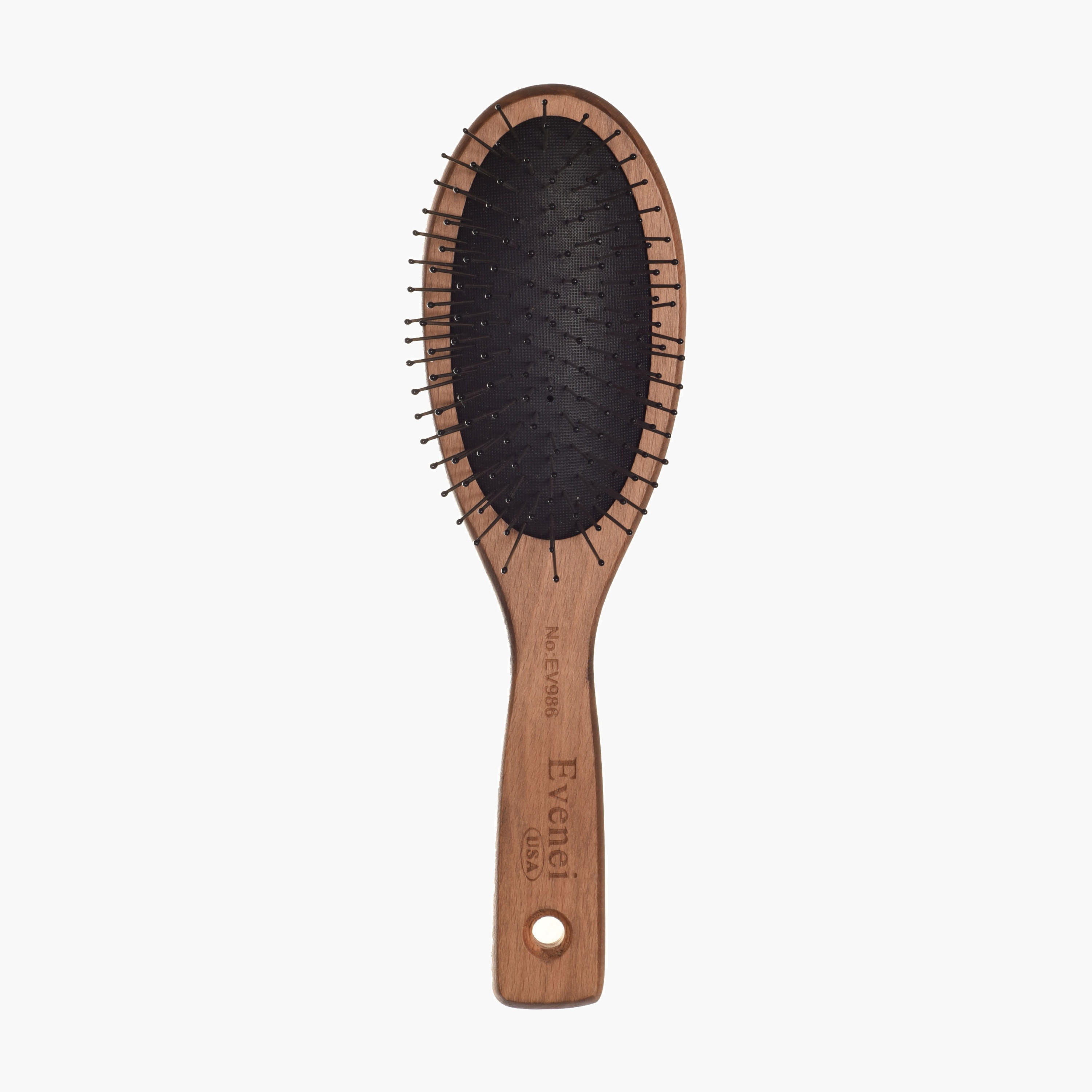 Evenei  Wooden Oval Pin Brush-beautyandpersonalcare-hair-stylingtools-hairbrushesandcombs-image-1
