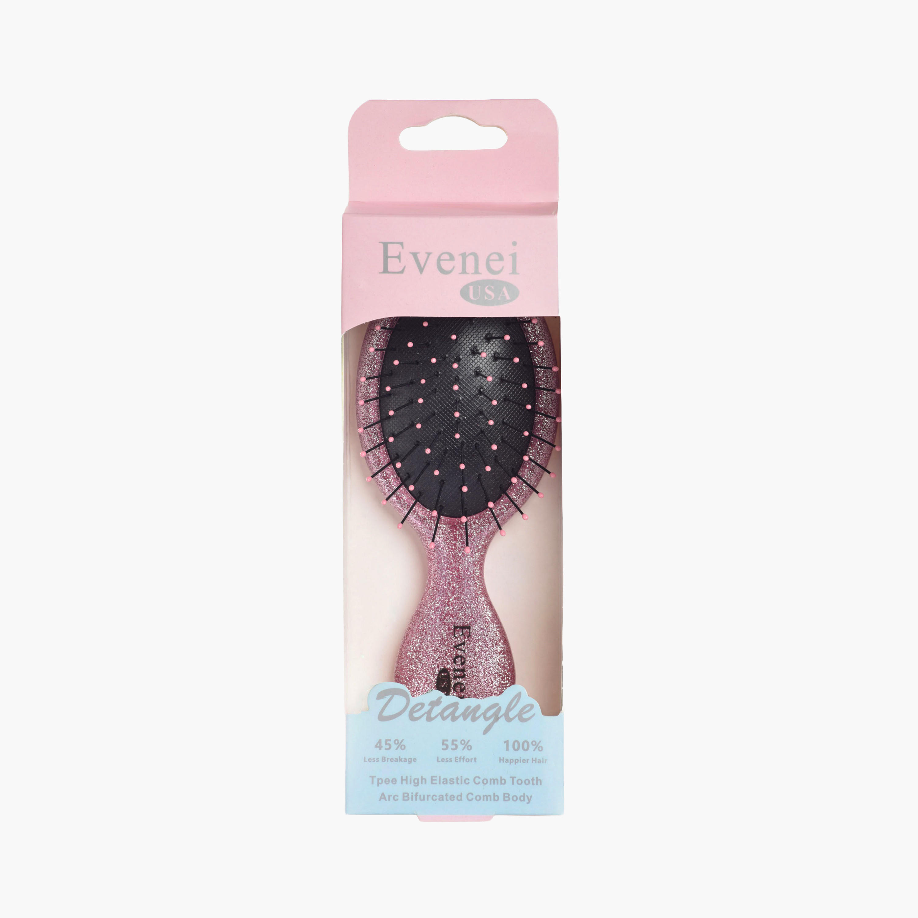 Evenei  Glitter Detangling Hair Brush-beautyandpersonalcare-hair-stylingtools-hairbrushesandcombs-image-1