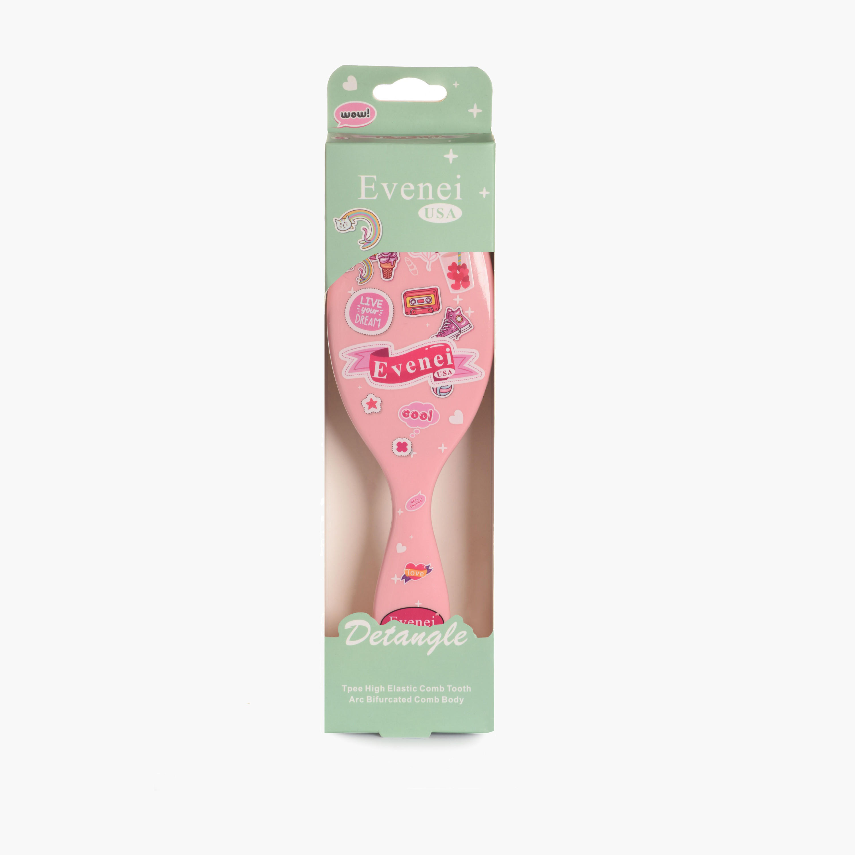 Evenei  Printed Detangling Hair Brush-beautyandpersonalcare-hair-stylingtools-hairbrushesandcombs-image-10