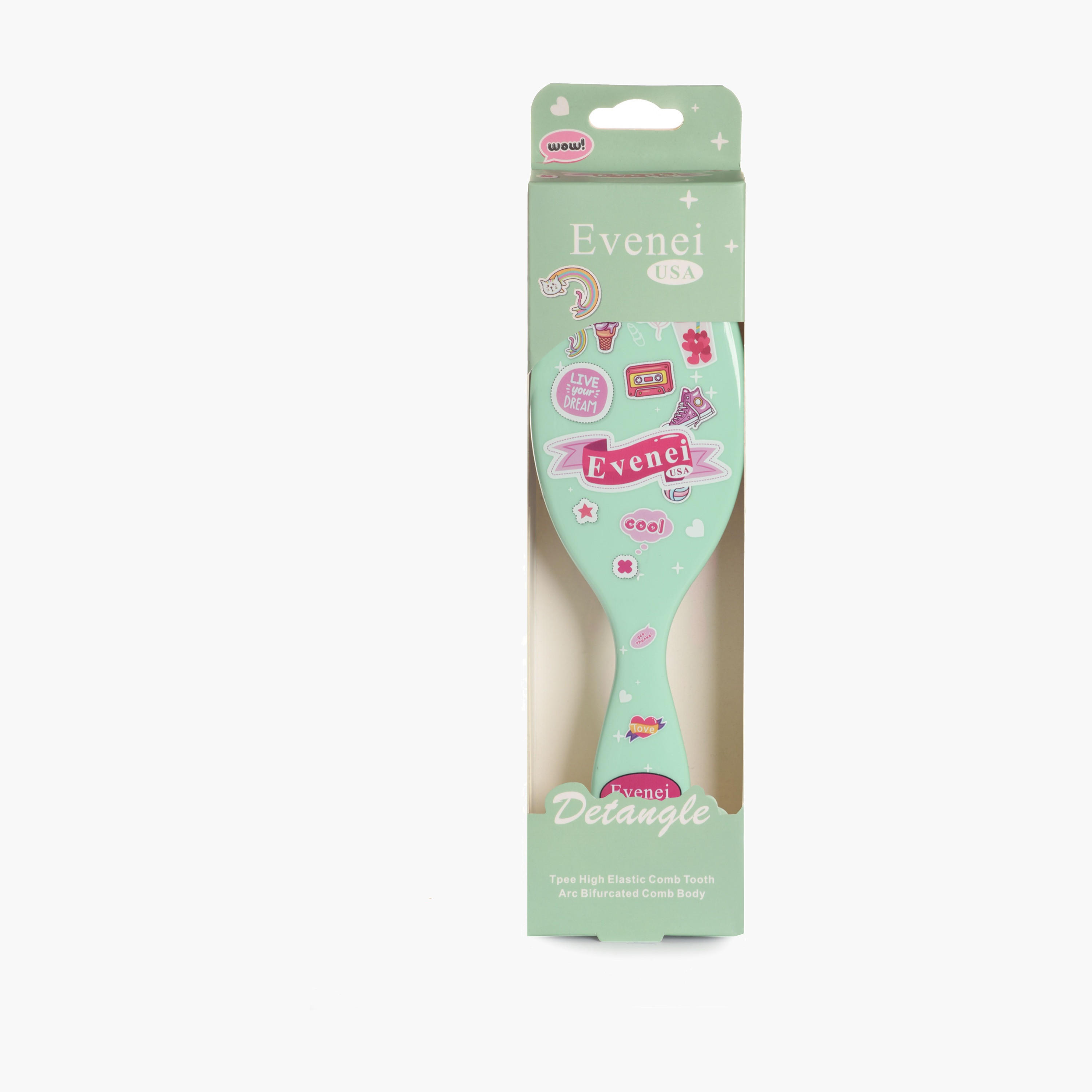 Evenei  Printed Detangling Hair Brush-beautyandpersonalcare-hair-stylingtools-hairbrushesandcombs-image-14