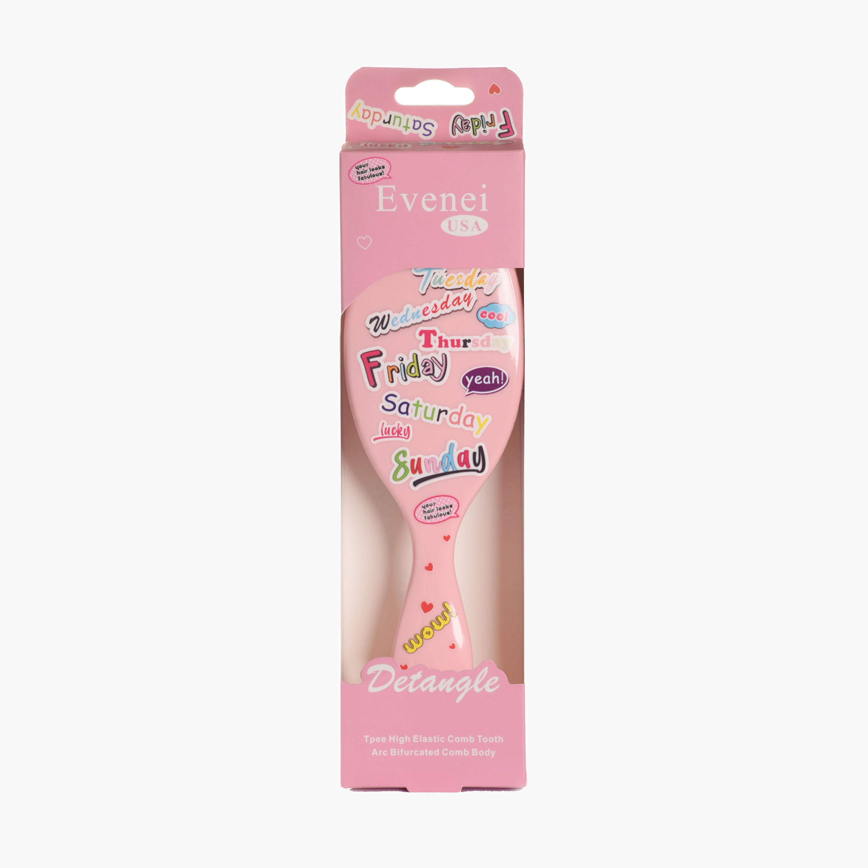 Evenei  Oval Detangling Hair Brush-beautyandpersonalcare-hair-stylingtools-hairbrushesandcombs-image-9