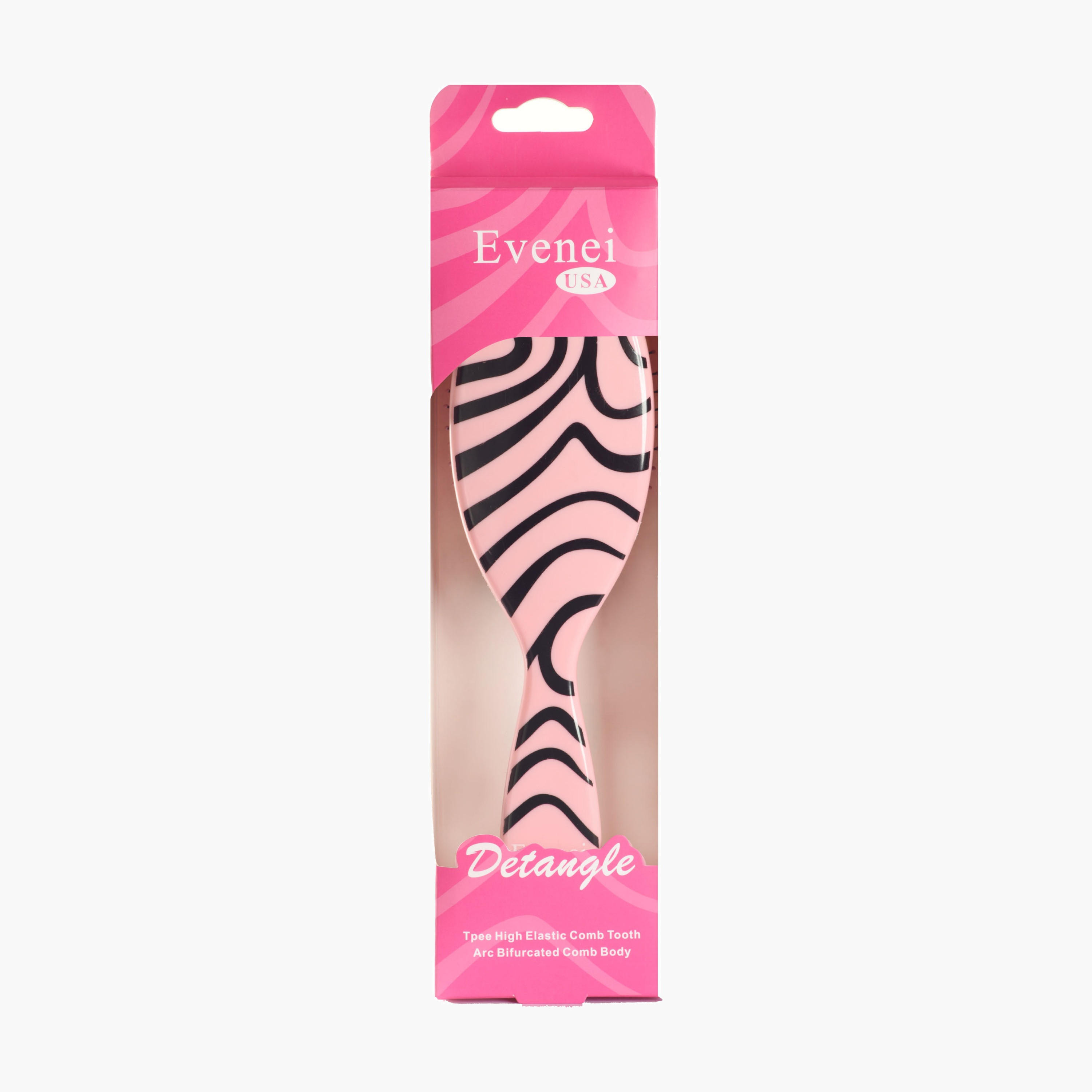 Evenei  Patterned Detangling Hair Brush-beautyandpersonalcare-hair-stylingtools-hairbrushesandcombs-image-14
