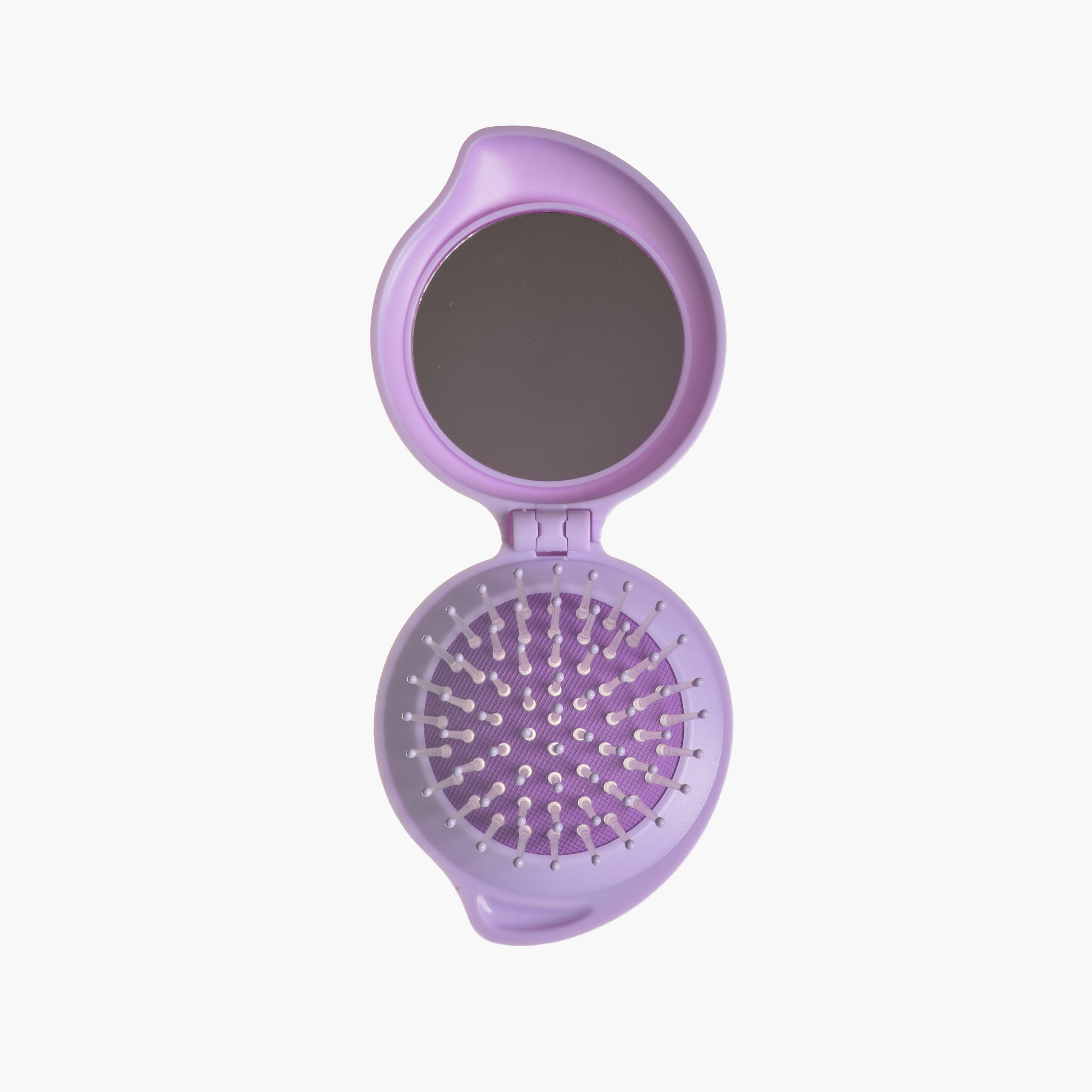 Evenei  Compact Hair Brush Mirror-beautyandpersonalcare-hair-stylingtools-hairbrushesandcombs-image-1