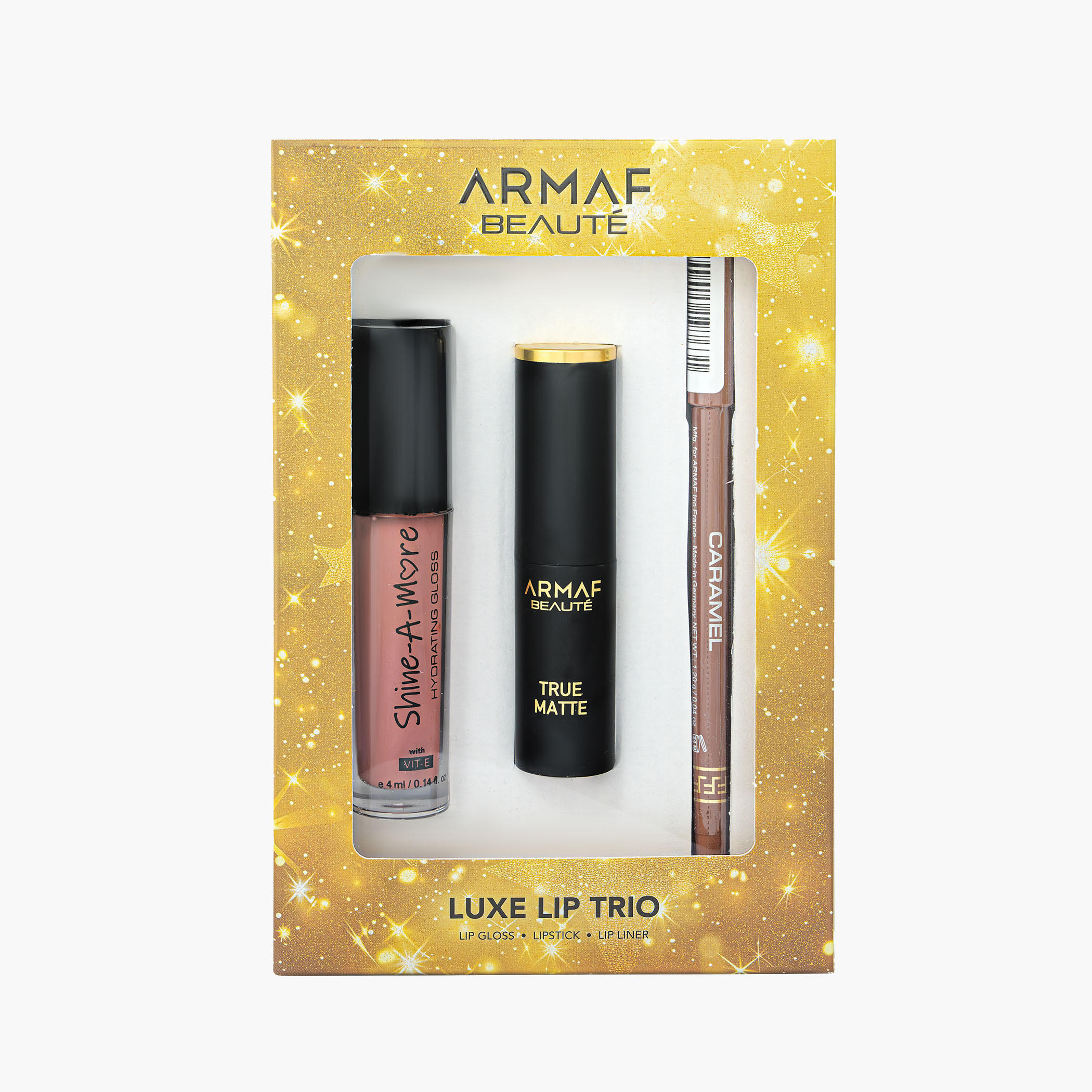 Armaf Beaute Luxe Lip Trio Matte Shine-beautyandpersonalcare-makeup-lips-lipliners-image-1