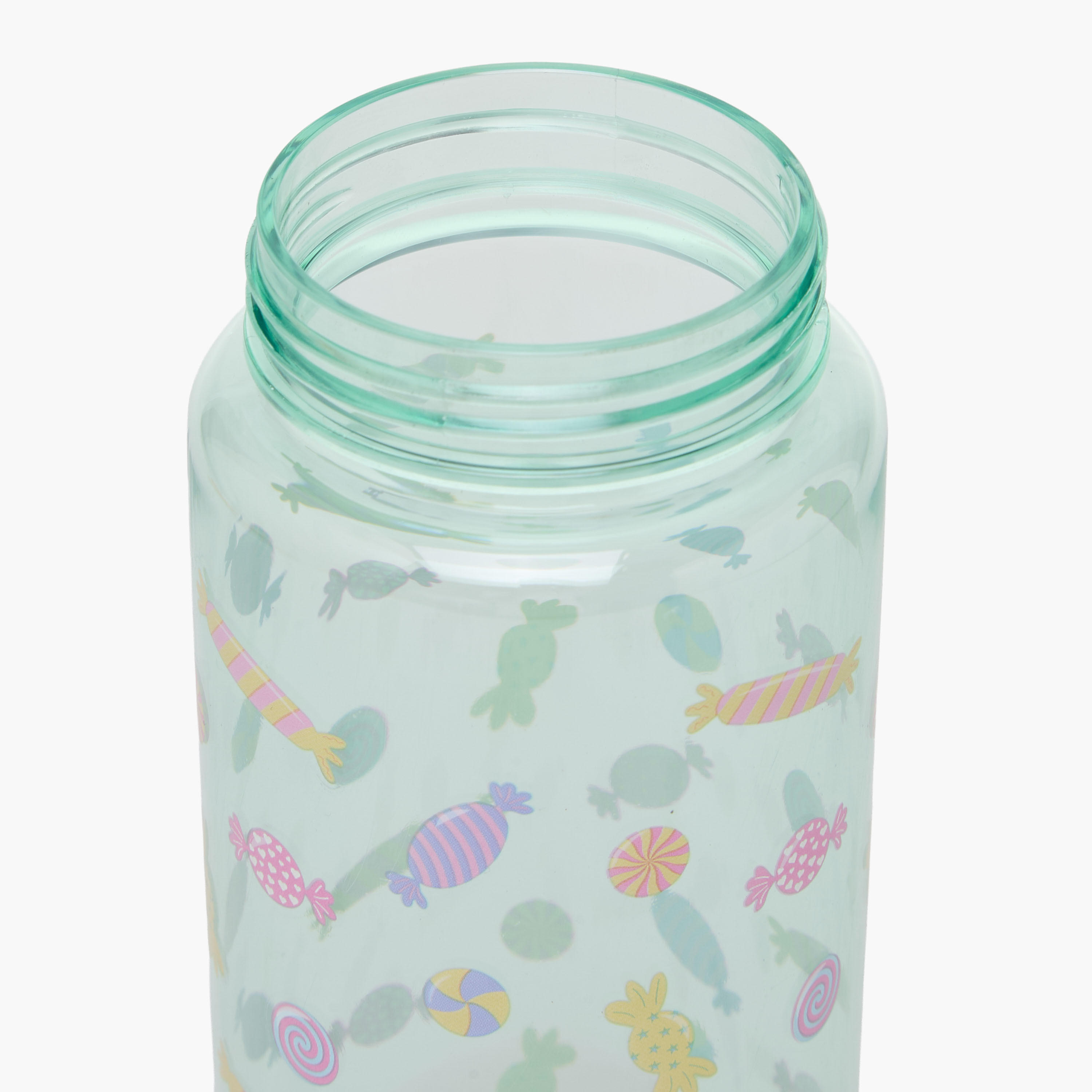 Candy Print Water Bottle with Flip Spout and Handle - 750 ml-school-waterbottles-image-7