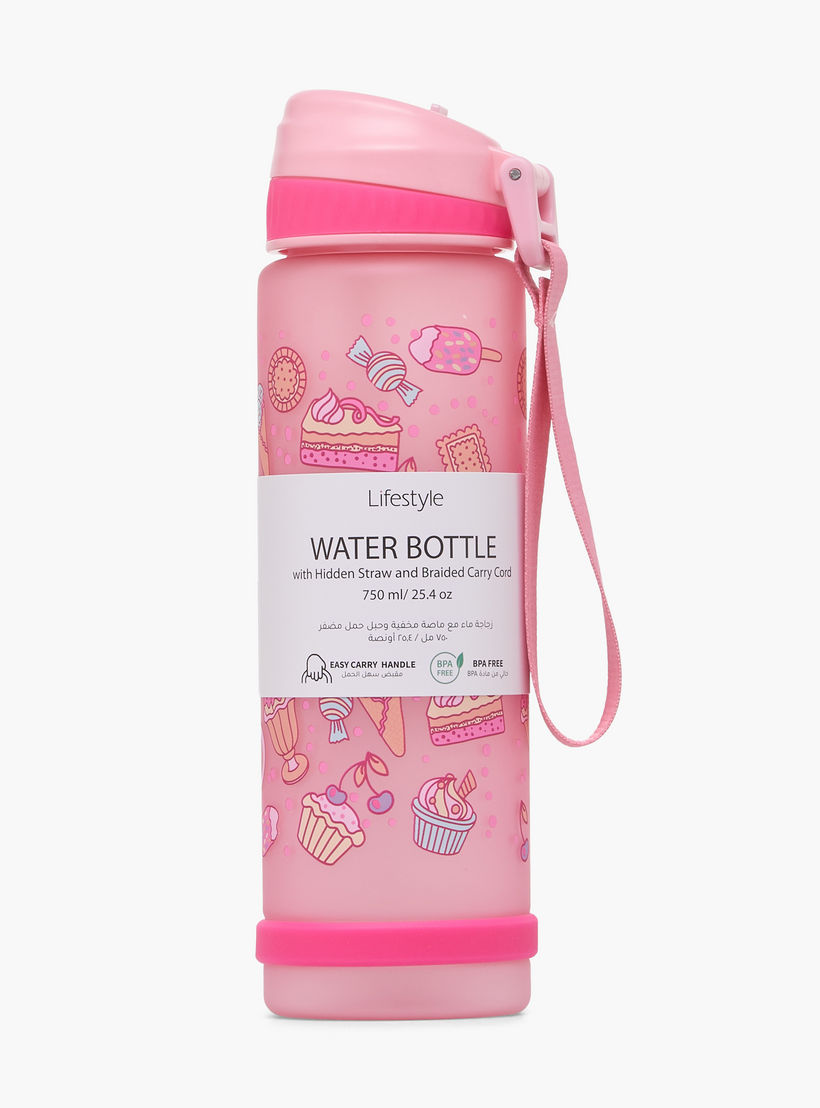 قارورة مياه بفوهة قابلة للطي وحزام مقبض وطبعات من ديزيرت - 750 مل-school-waterbottles-image-7