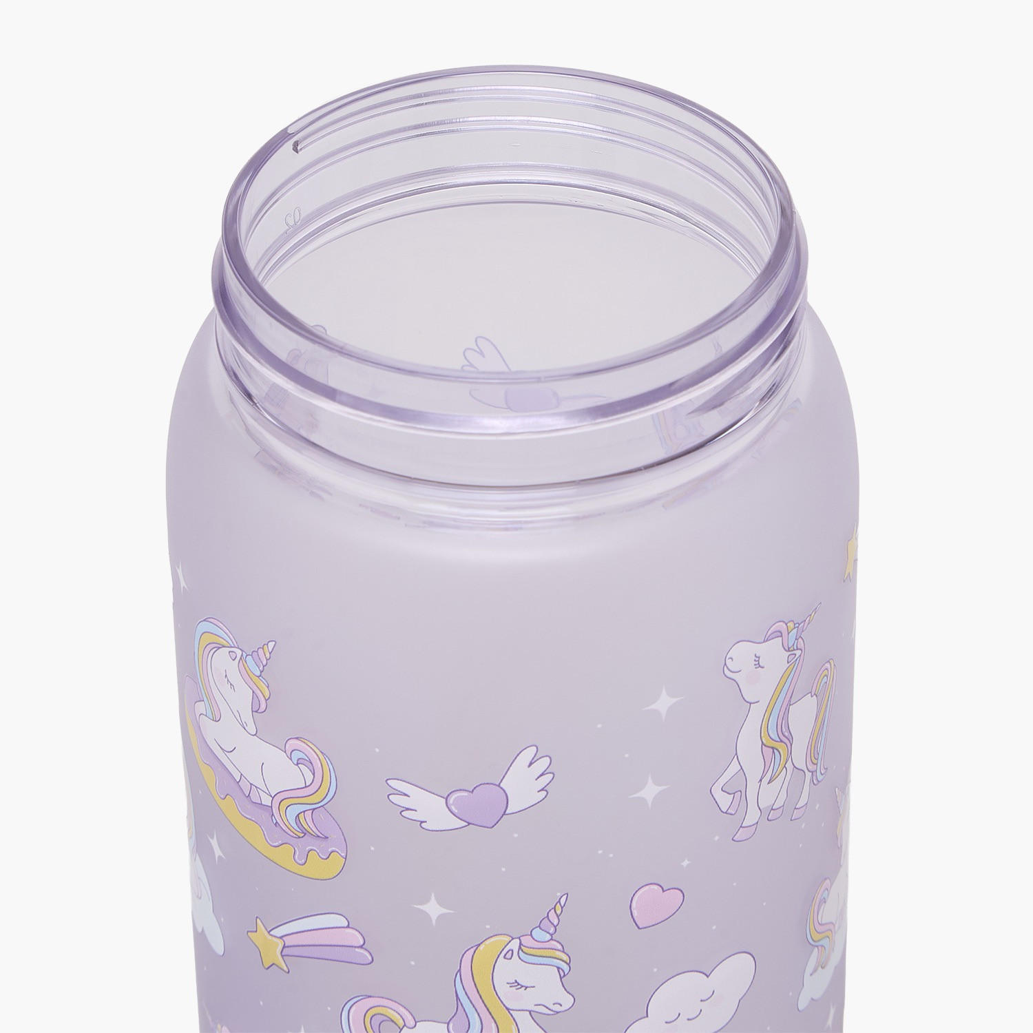 Unicorn Print Water Bottle with Spout and Flip Lid - 750 ml-school-waterbottles-image-6