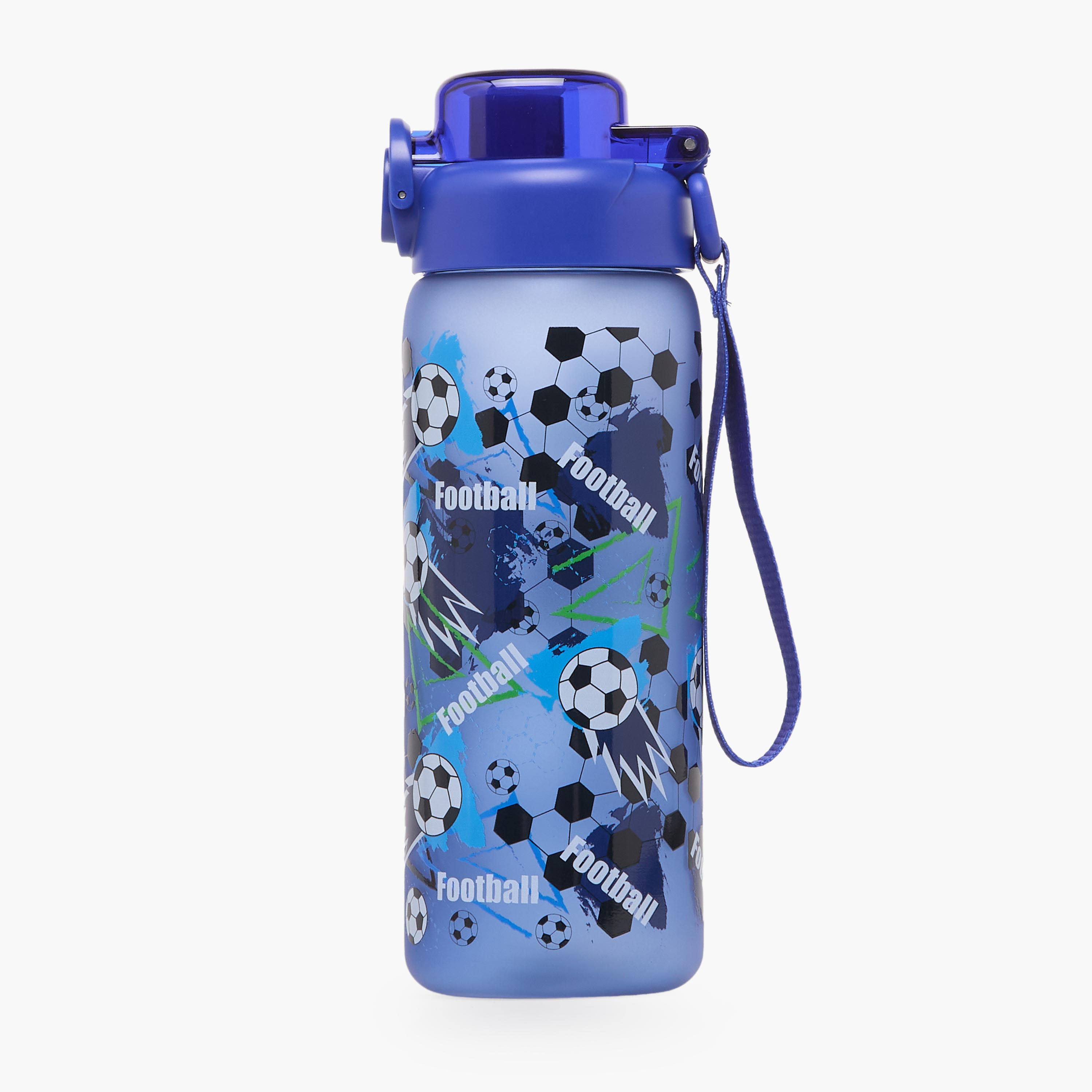 قارورة مياه بفوهة وحلقة معصم وطبعات - 750 مل-school-waterbottles-image-1