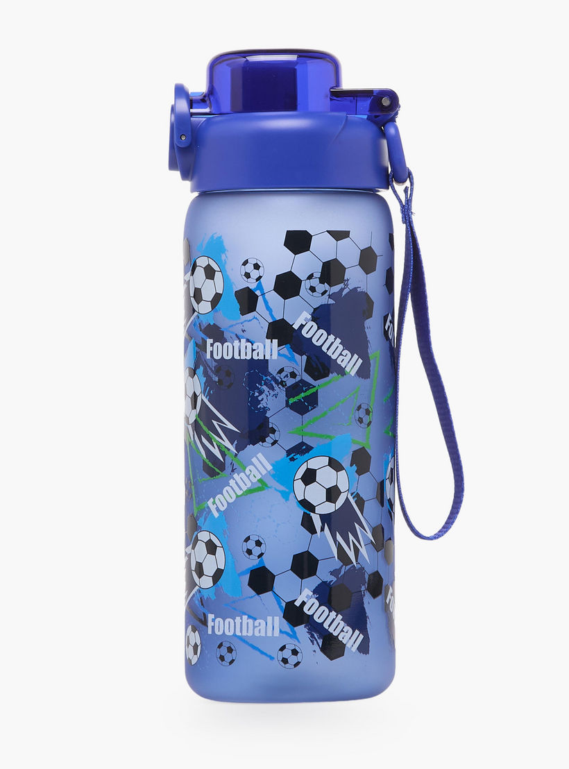قارورة مياه بفوهة وحلقة معصم وطبعات - 750 مل-school-waterbottles-image-1