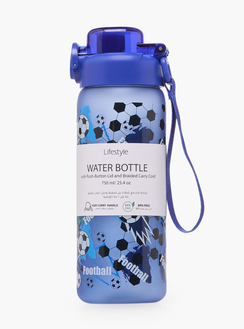 قارورة مياه بفوهة وحلقة معصم وطبعات - 750 مل-school-waterbottles-image-3