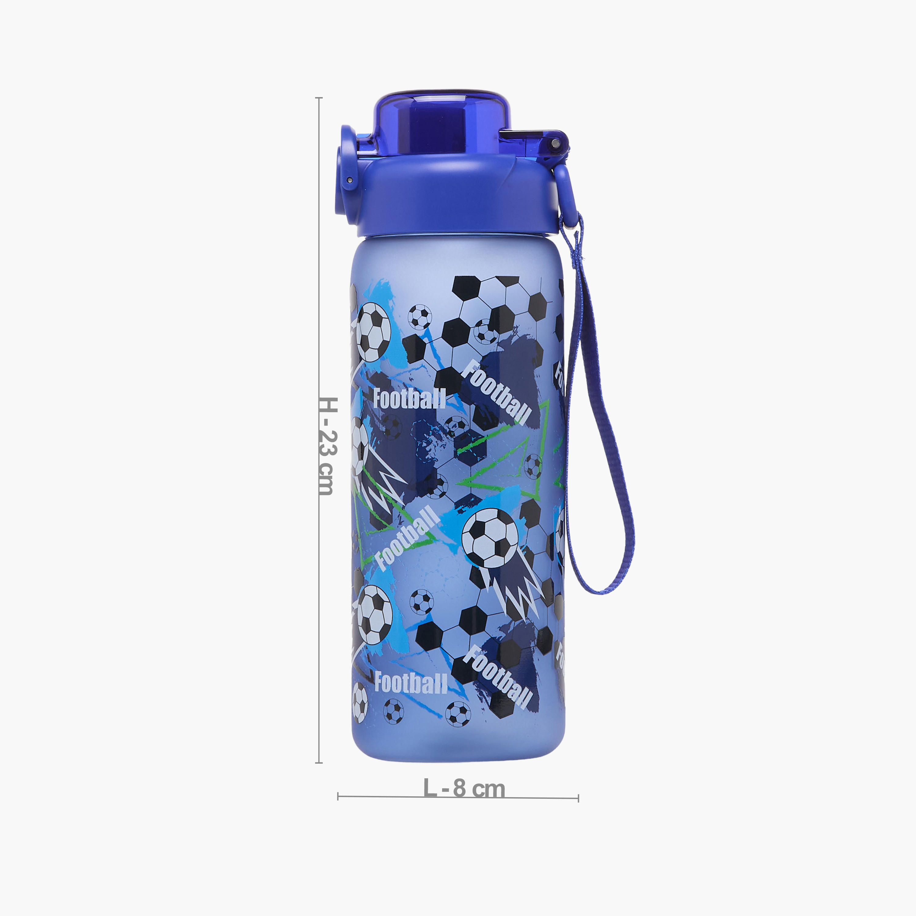 قارورة مياه بفوهة وحلقة معصم وطبعات - 750 مل-school-waterbottles-image-4