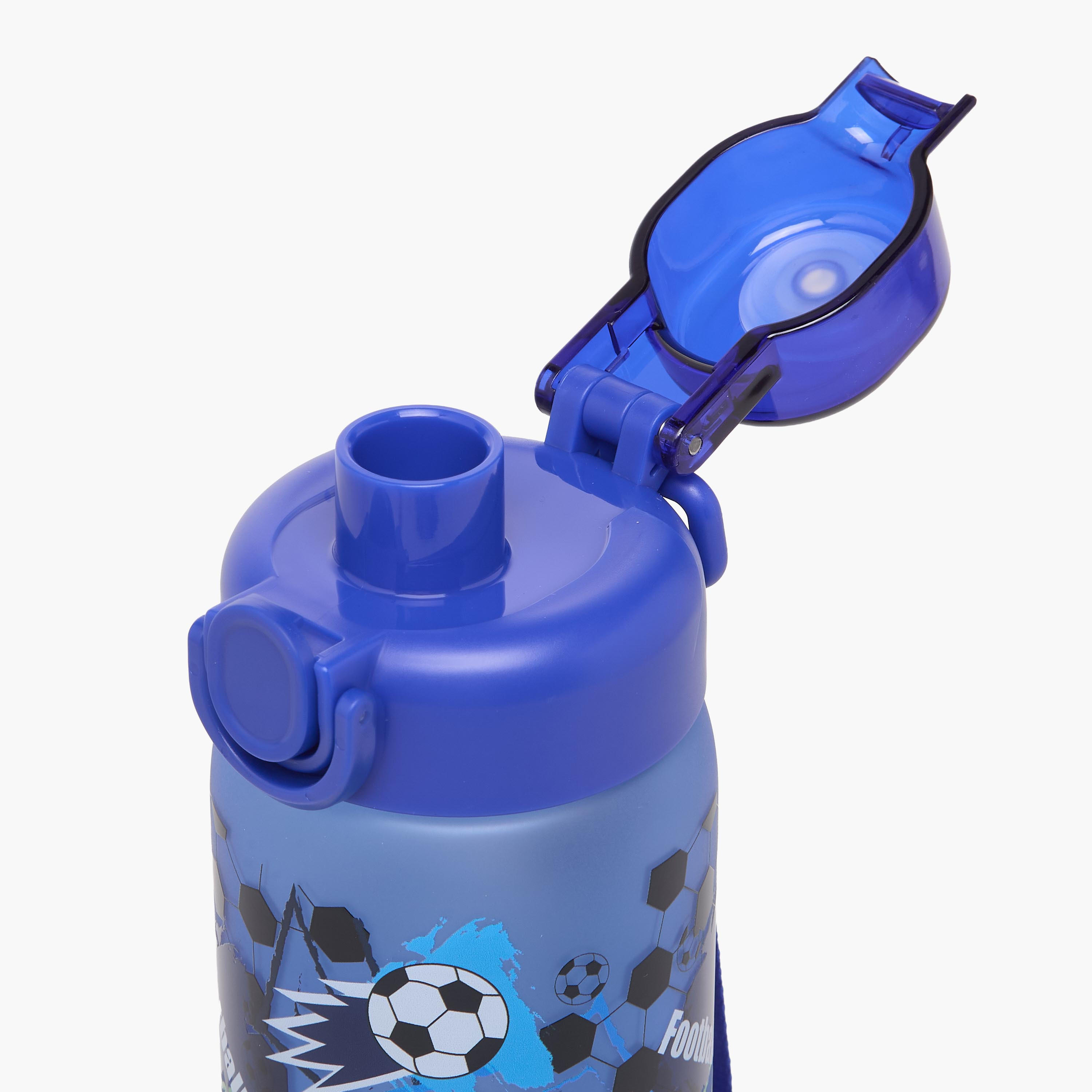 قارورة مياه بفوهة وحلقة معصم وطبعات -  750 مل-school-waterbottles-image-6