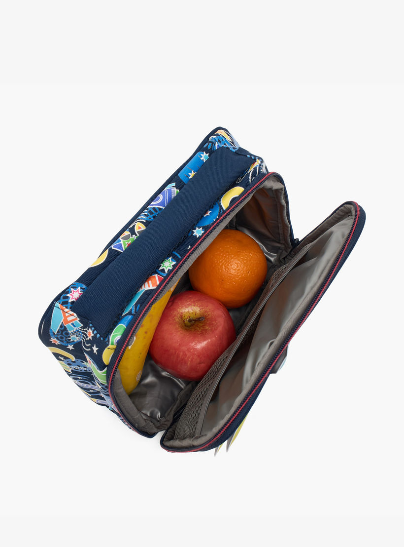 Skylar Space Print Lunch Bag for Boys 2-5 Years with Insulation Design-school-lunchessentials-lunchbags-image-4