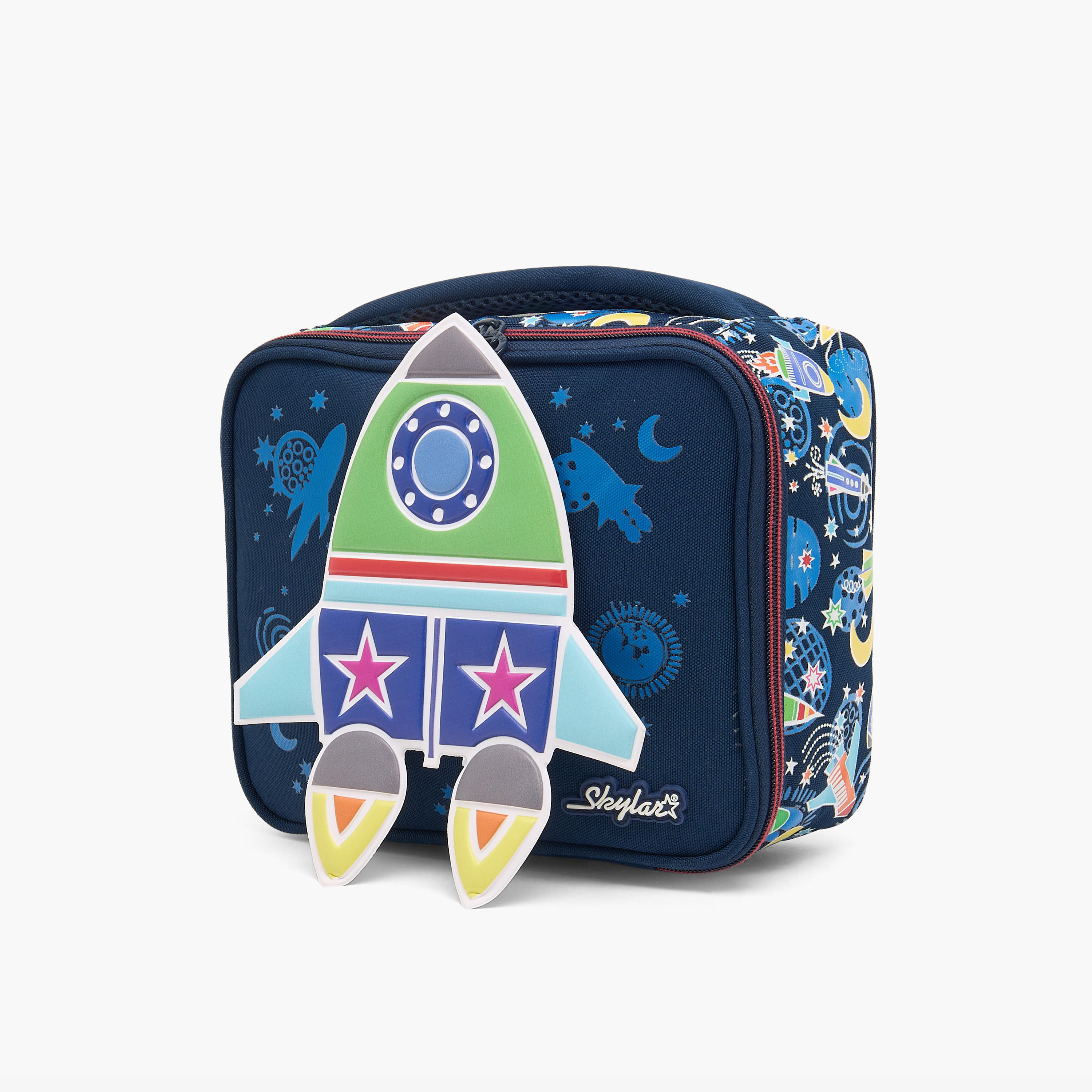 Skylar Space Print Lunch Bag for Boys 2-5 Years with Insulation Design-school-lunchessentials-lunchbags-image-6