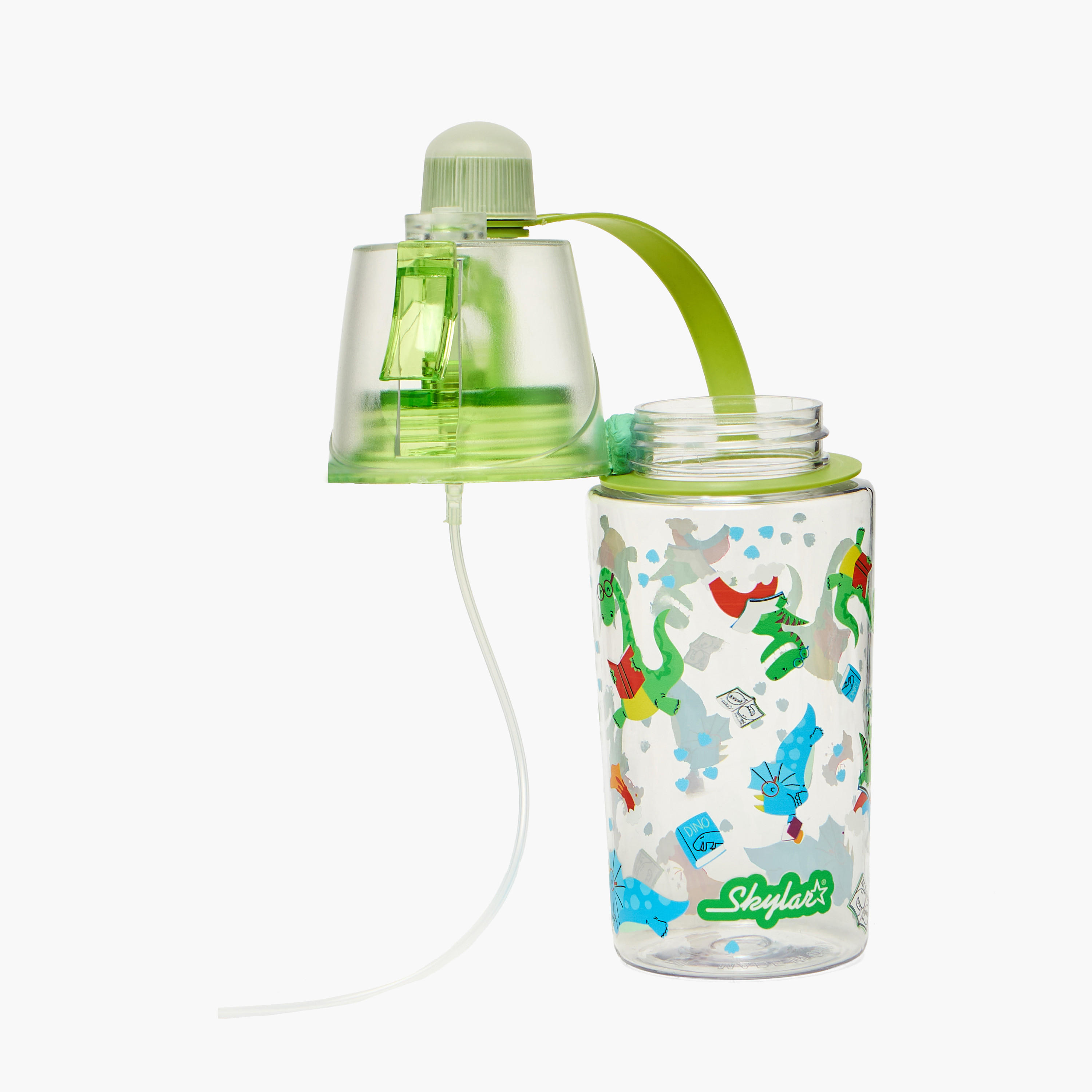 قارورة مياه تريتان بطبعة ديناصور بفوهة شرب وفوهة رش من سكايلر-school-waterbottles-image-2