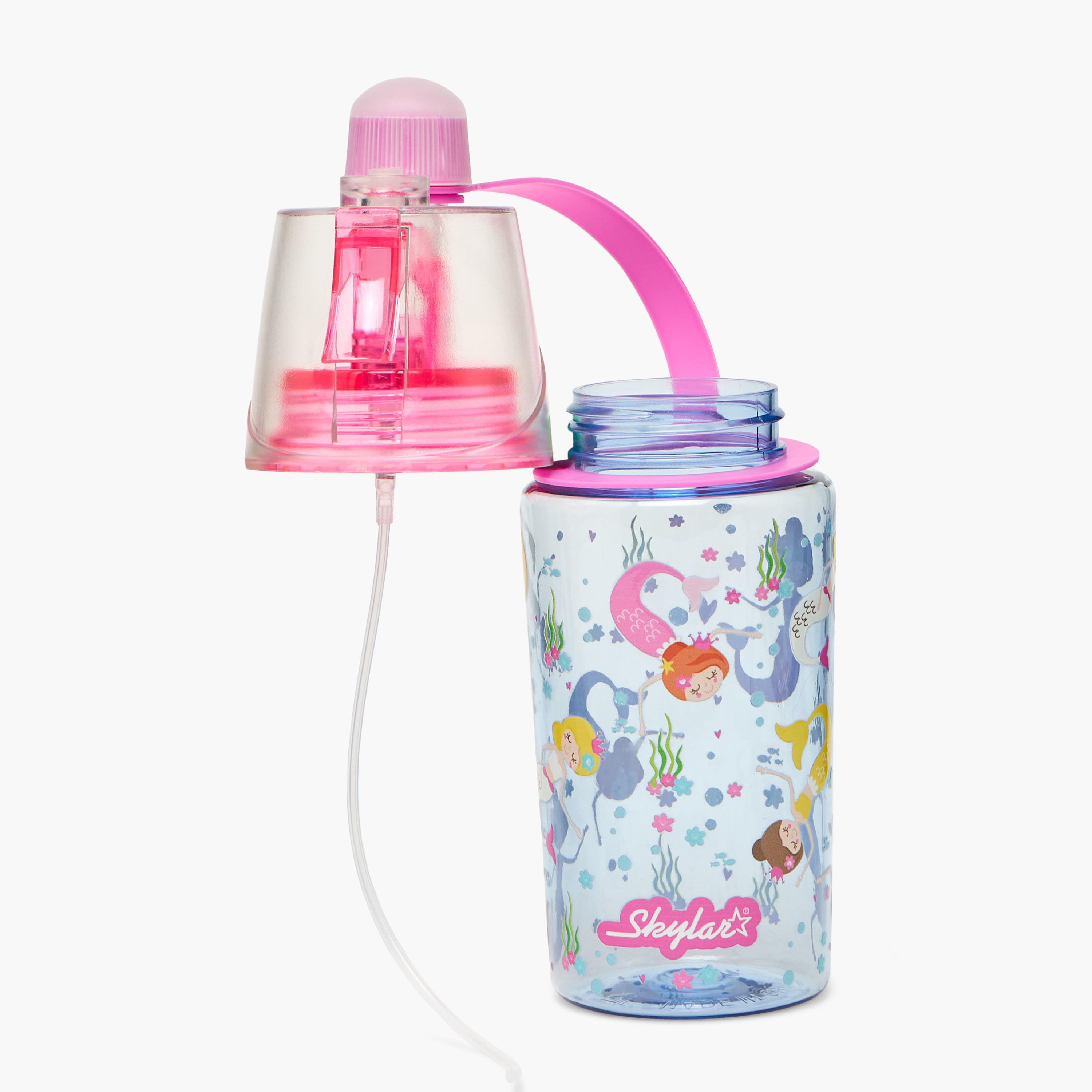 قارورة مياه تريتان بطبعة حورية البحر بفوهة شرب وفوهة رش من سكايلر-school-waterbottles-image-2