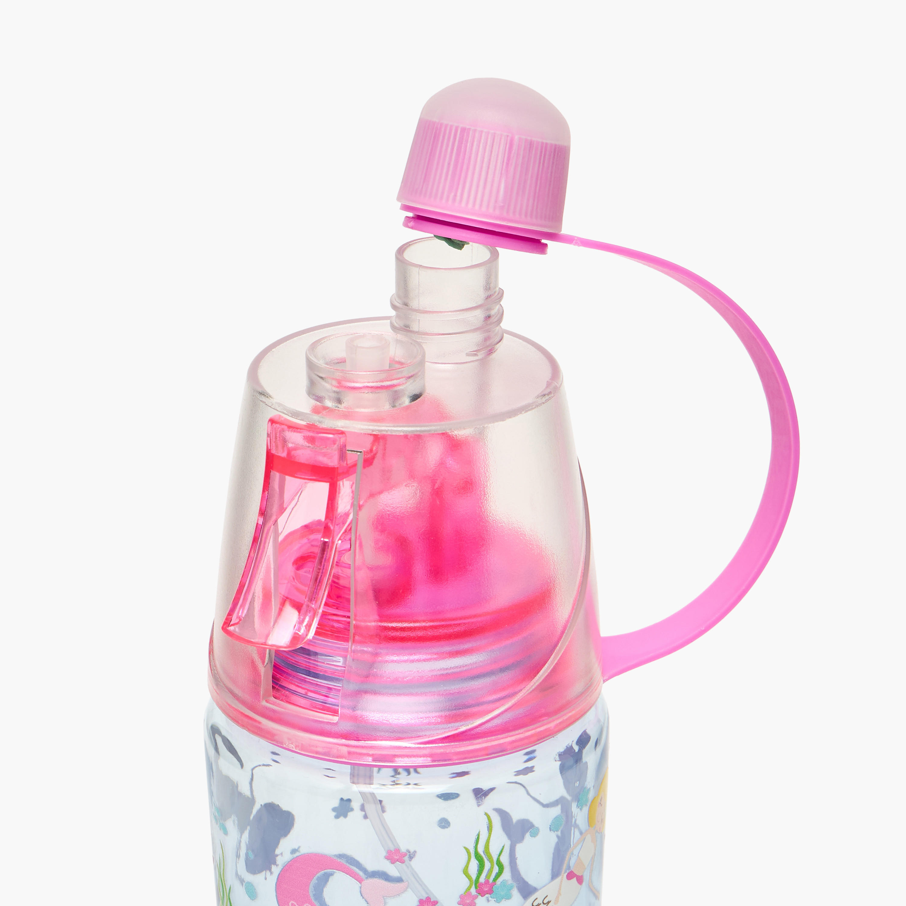 قارورة مياه تريتان بطبعة حورية البحر بفوهة شرب وفوهة رش من سكايلر-school-waterbottles-image-6