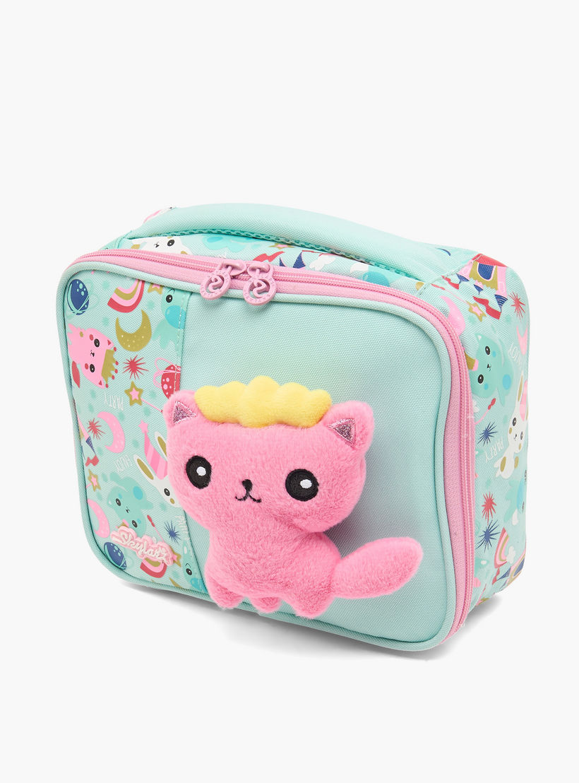 شنطة غداء بطبعة قطة للبنات من سنتين إلى 5 سنوات بعازل حراري من سكايلر-school-lunchessentials-lunchbags-image-6
