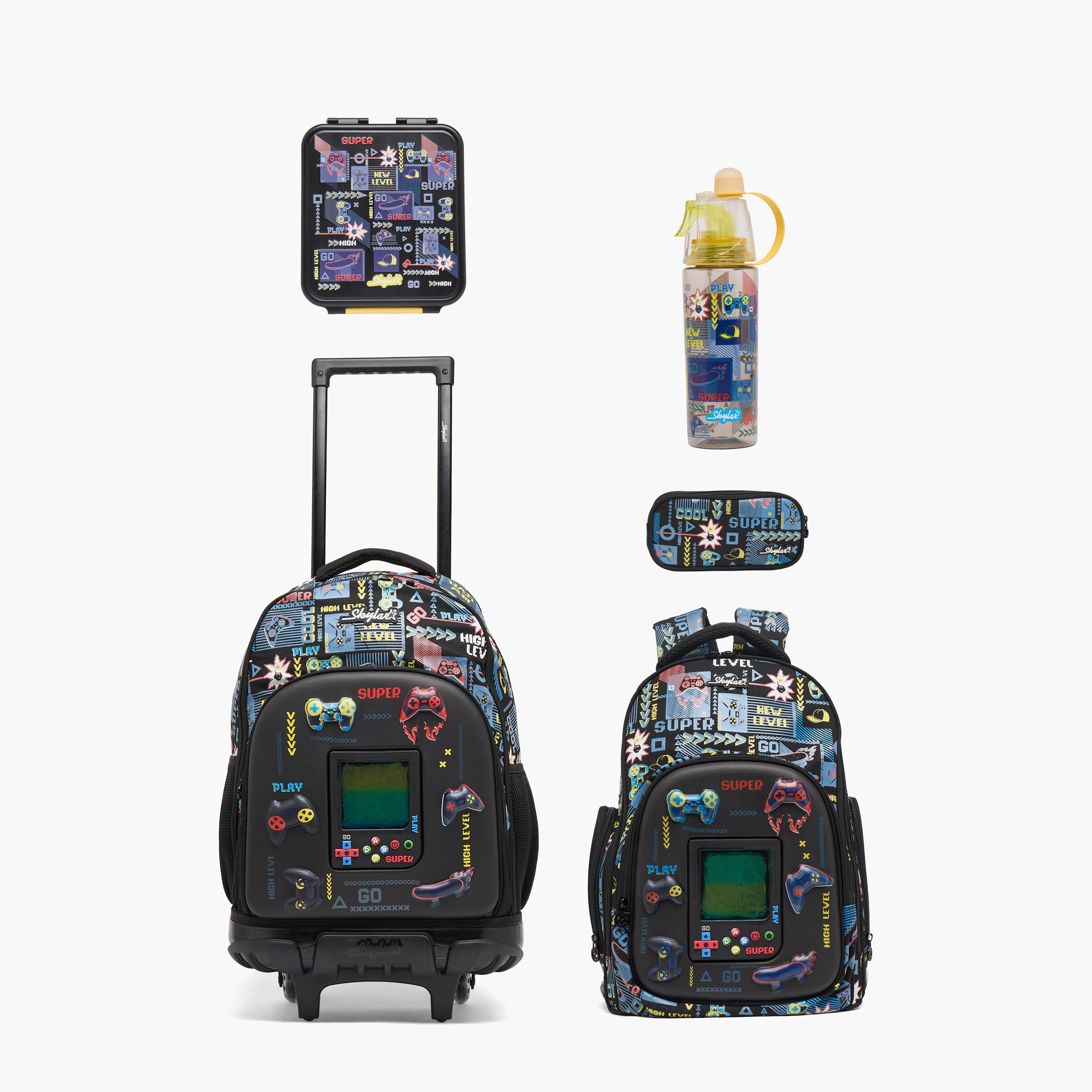 شنطة غداء بتصميم عازل وطبعات ألعاب للأولاد بعمر 5-8 سنوات من سكايلار-school-lunchessentials-lunchbags-image-16