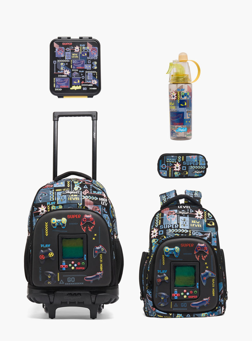 شنطة غداء بتصميم عازل وطبعات ألعاب للأولاد بعمر 5-8 سنوات من سكايلار-school-lunchessentials-lunchbags-image-16
