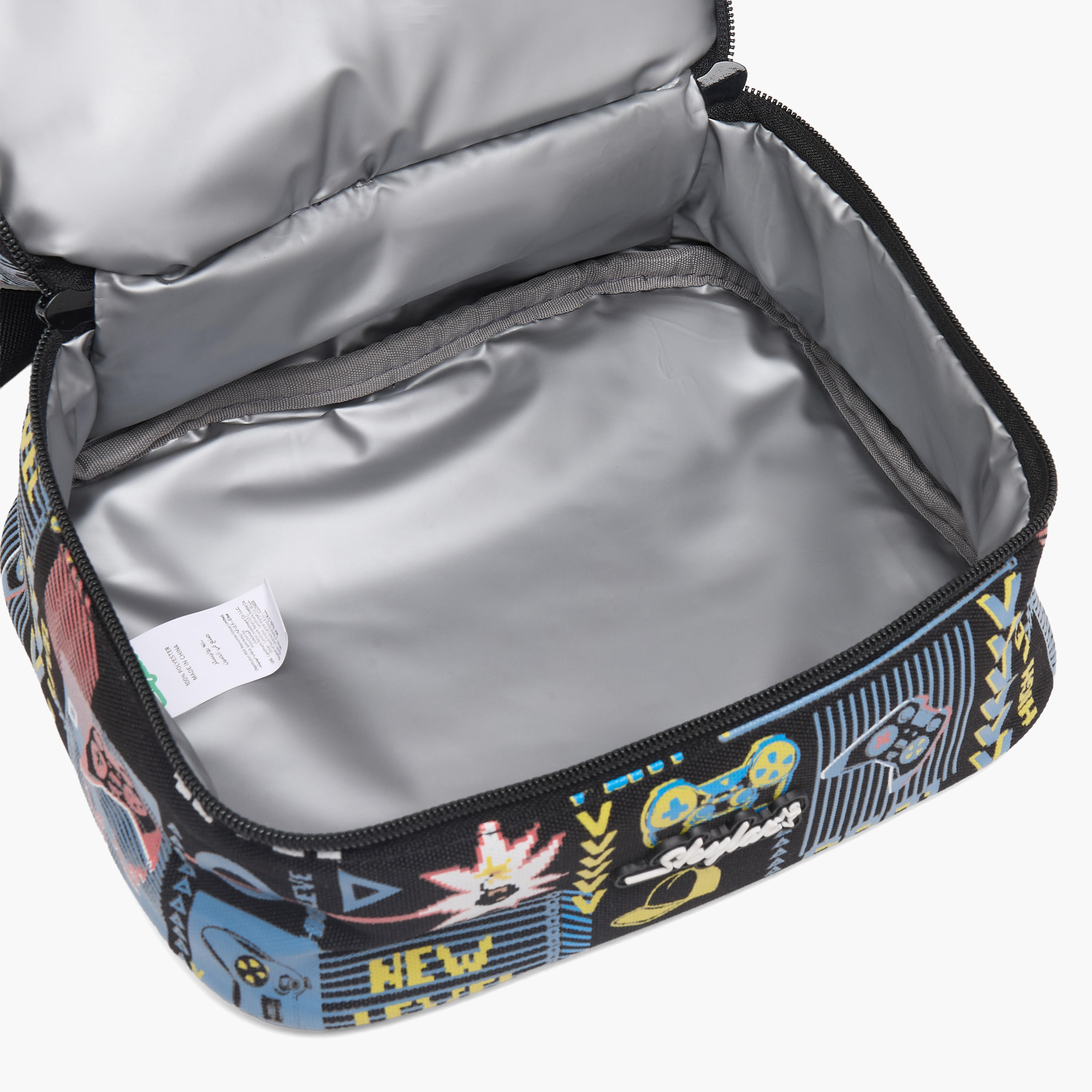 شنطة غداء بتصميم عازل وطبعات ألعاب للأولاد بعمر 5-8 سنوات من سكايلار-school-lunchessentials-lunchbags-image-9