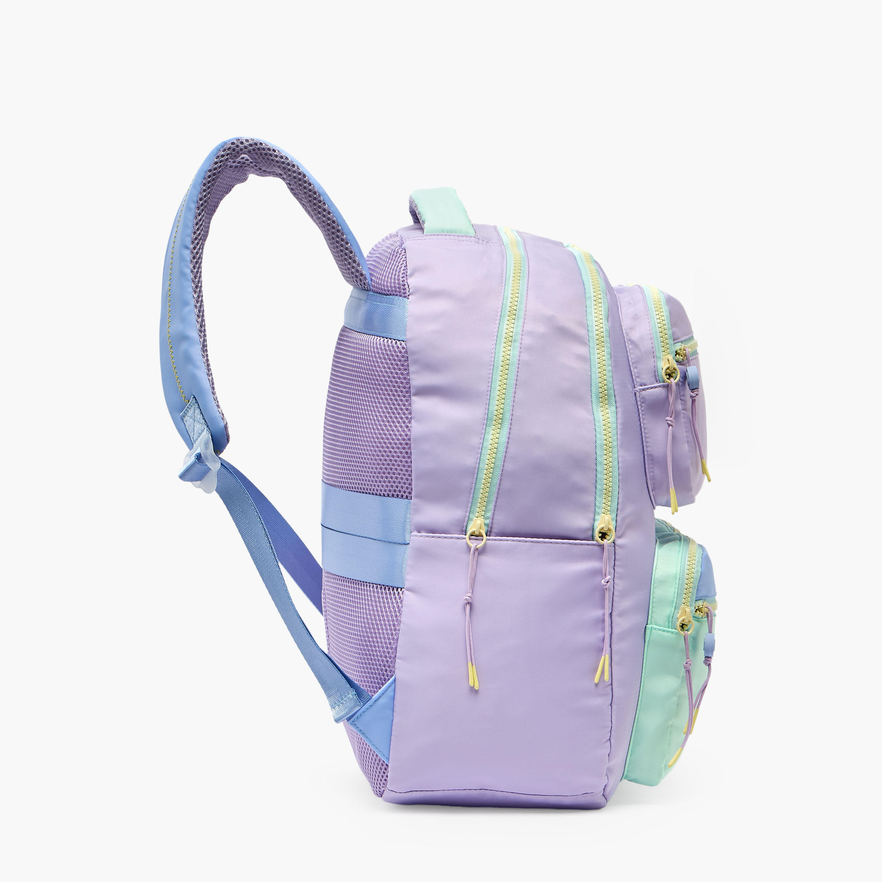 شنطة مدرسية بقوالب ملونة وحمالات كتف مبطنة للبنات 8-13 سنوات من مارشميلو - 17 بوصة-school-bagsandbackpacks-backpacks-image-8