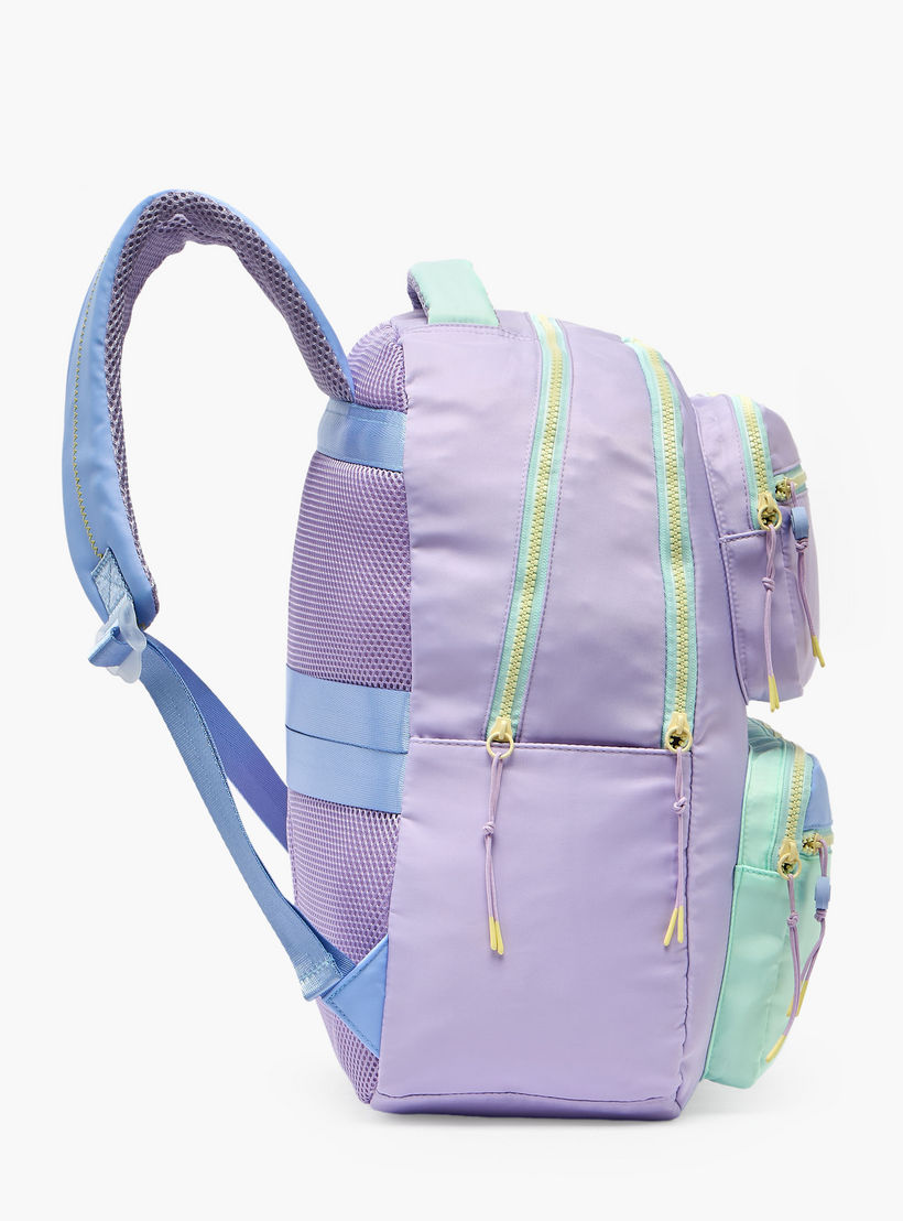 شنطة مدرسية بقوالب ملونة وحمالات كتف مبطنة للبنات 8-13 سنوات من مارشميلو - 17 بوصة-school-bagsandbackpacks-backpacks-image-8