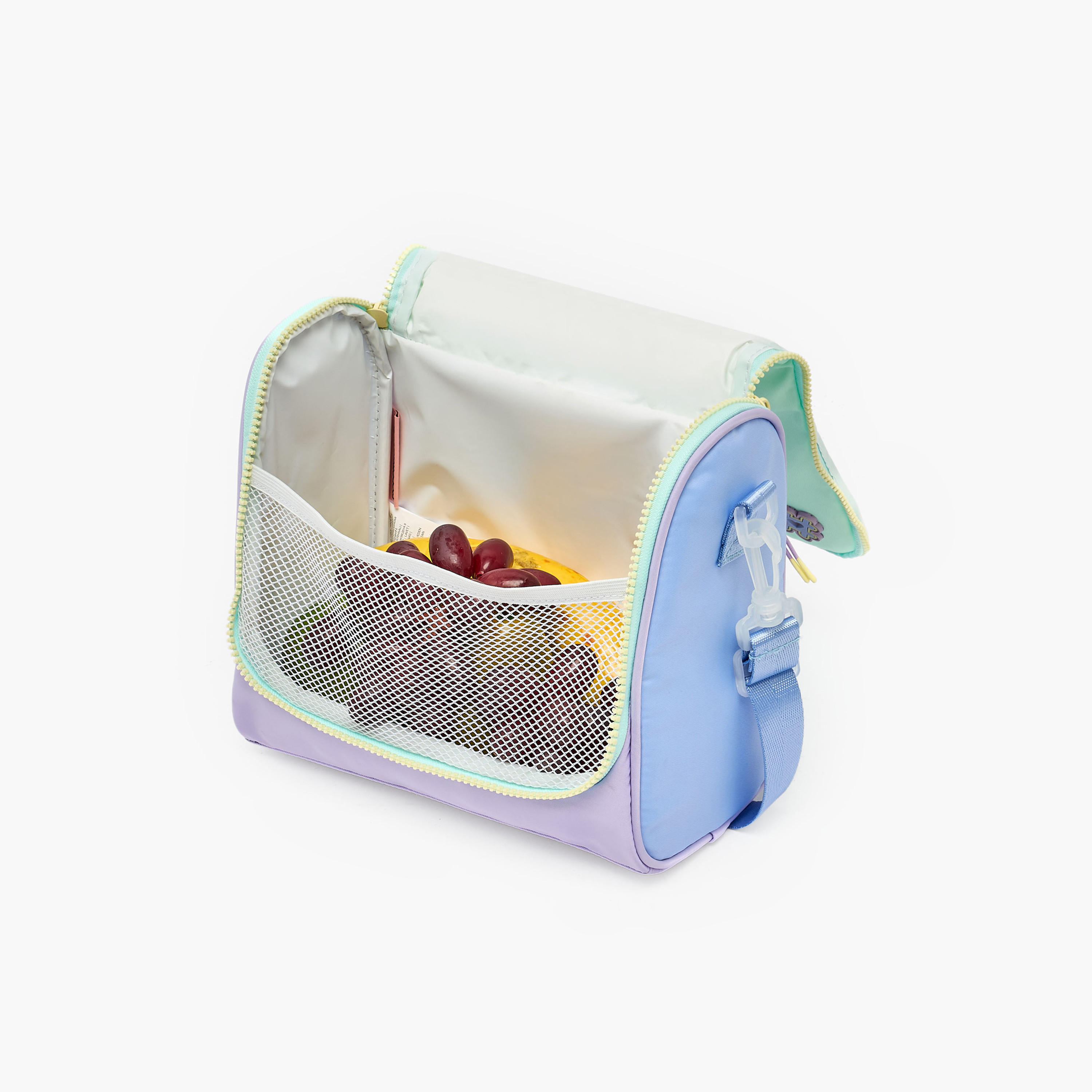 MARSHMALLOW Colourblock Lunch Bag for Girls 8-13 Years with Detachable Strap-school-lunchessentials-lunchbags-image-4