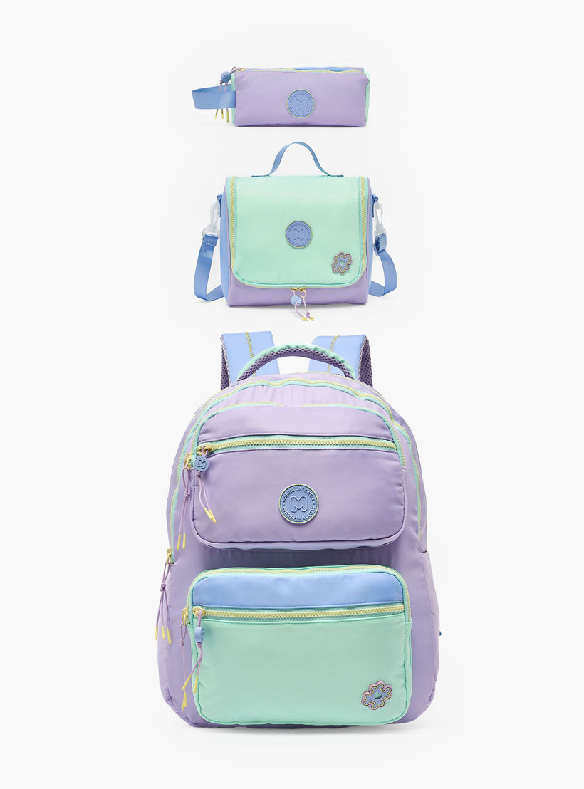 مقلمة سادة بقسمين من مارشميلو-school-stationery-pencilcases-image-8