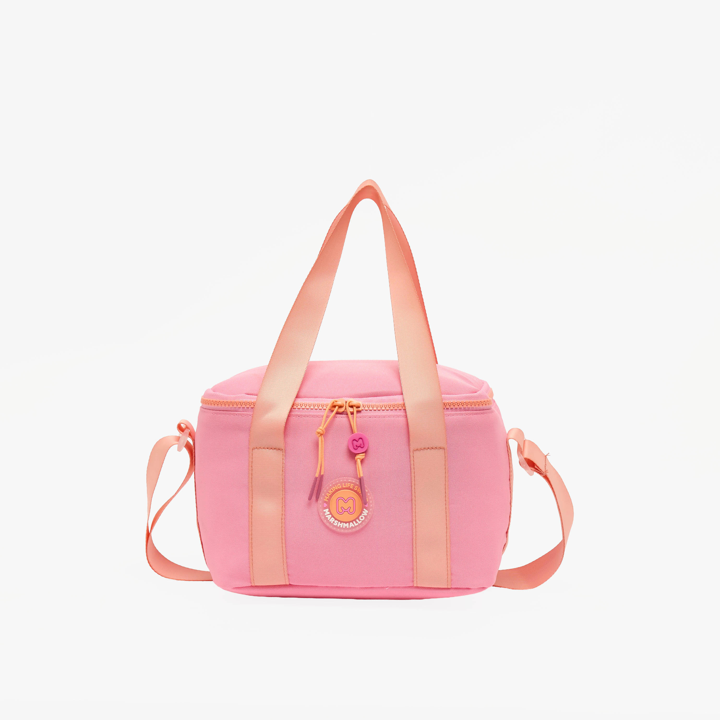 MARSHMALLOW Solid Lunch Bag for Girls 8-13 Years with Adjustable Strap-school-lunchessentials-lunchbags-image-1