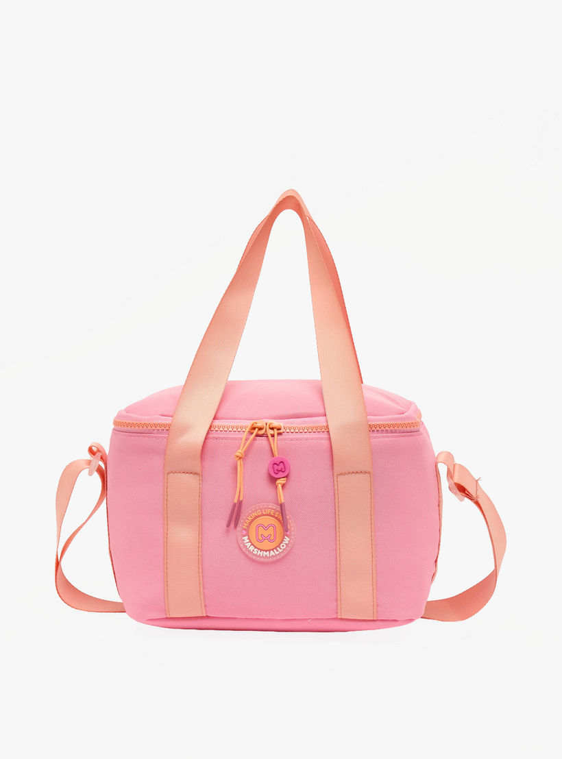MARSHMALLOW Solid Lunch Bag for Girls 8-13 Years with Adjustable Strap-school-lunchessentials-lunchbags-image-1