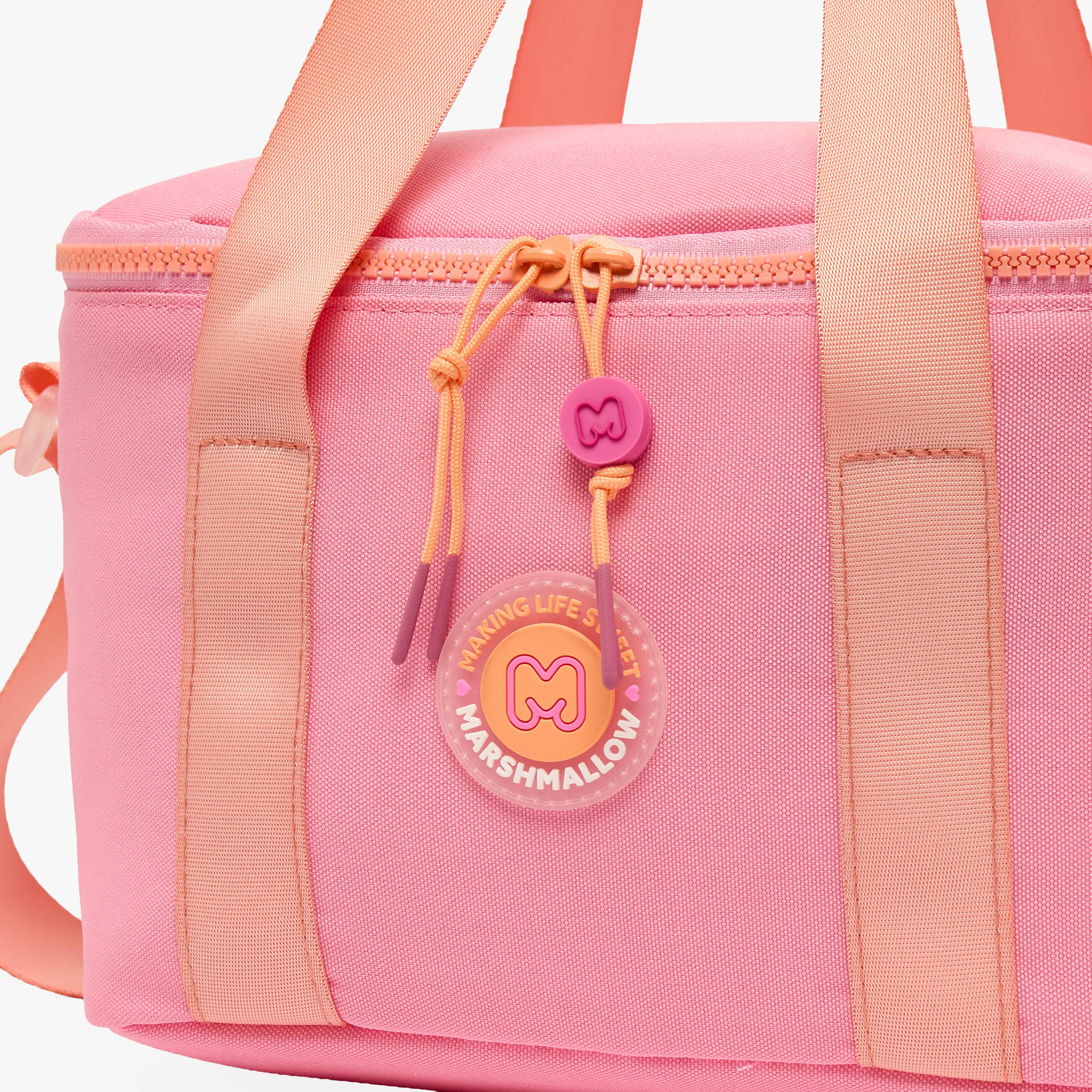 MARSHMALLOW Solid Lunch Bag for Girls 8-13 Years with Adjustable Strap-school-lunchessentials-lunchbags-image-3