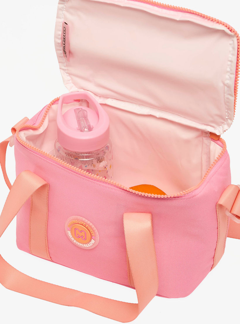 MARSHMALLOW Solid Lunch Bag for Girls 8-13 Years with Adjustable Strap-school-lunchessentials-lunchbags-image-5