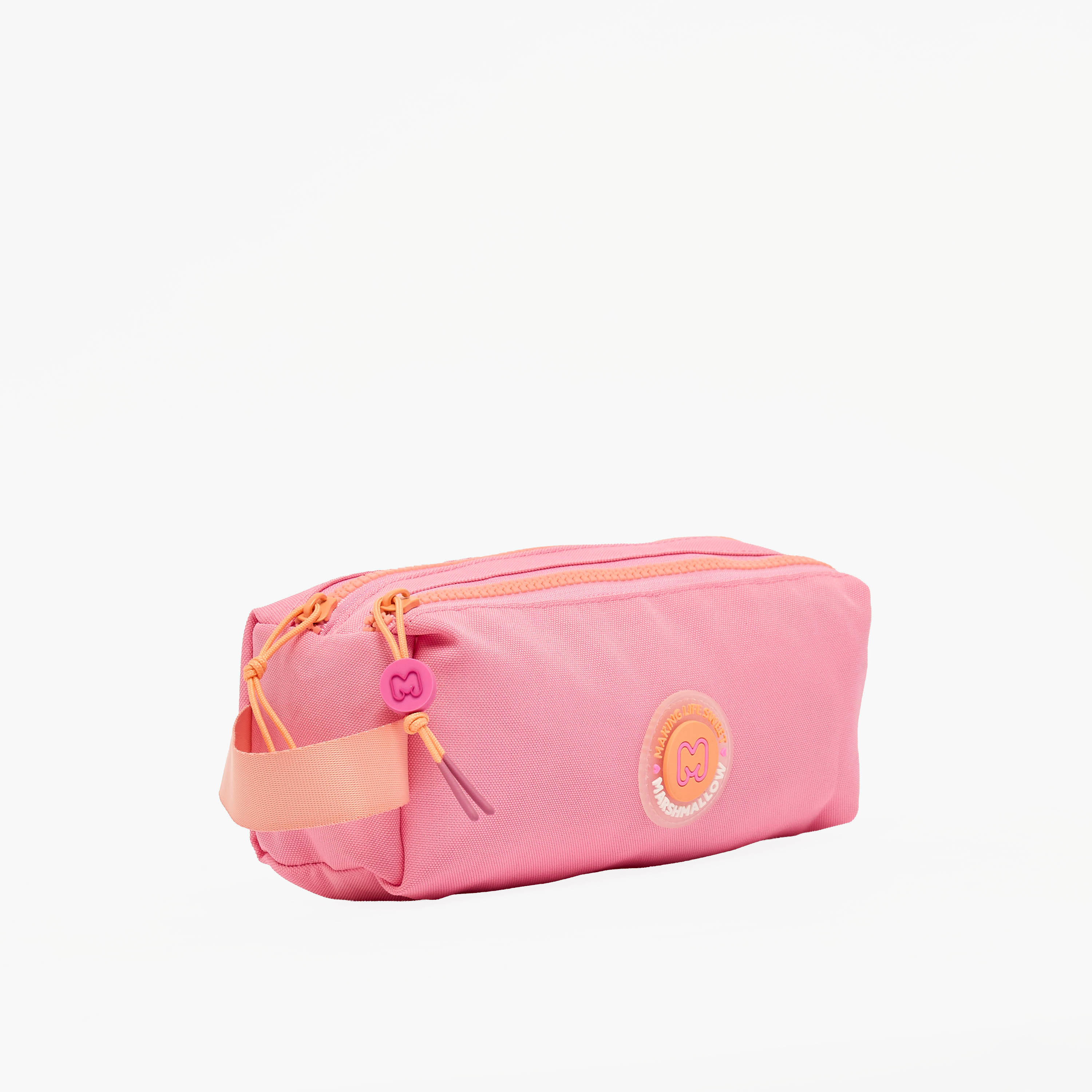 مقلمة سادة بحجرتين من مارشميلو-school-stationery-pencilcases-image-3