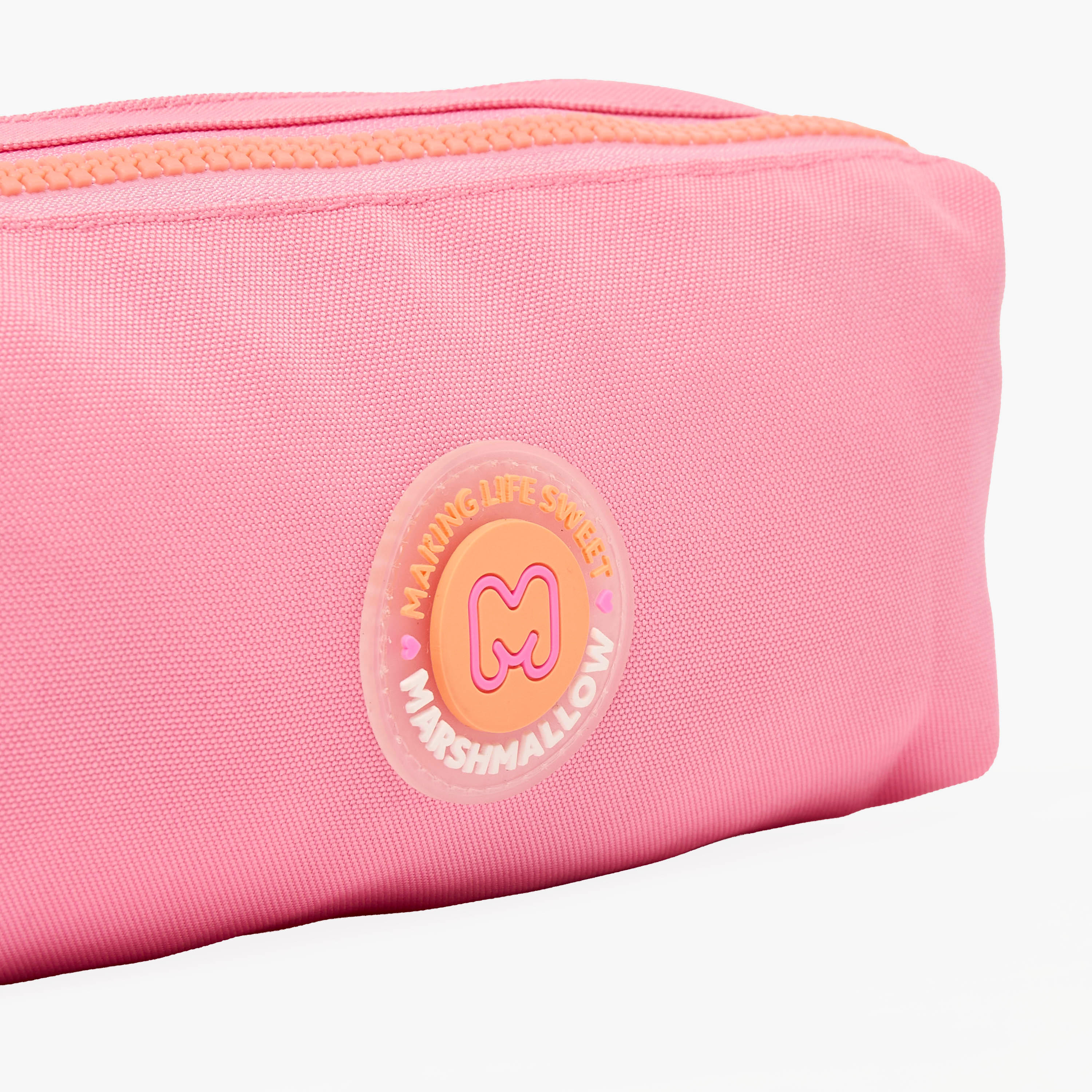 مقلمة سادة بحجرتين من مارشميلو-school-stationery-pencilcases-image-7