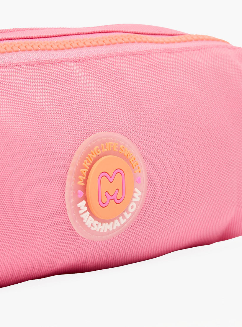 مقلمة سادة بحجرتين من مارشميلو-school-stationery-pencilcases-image-7