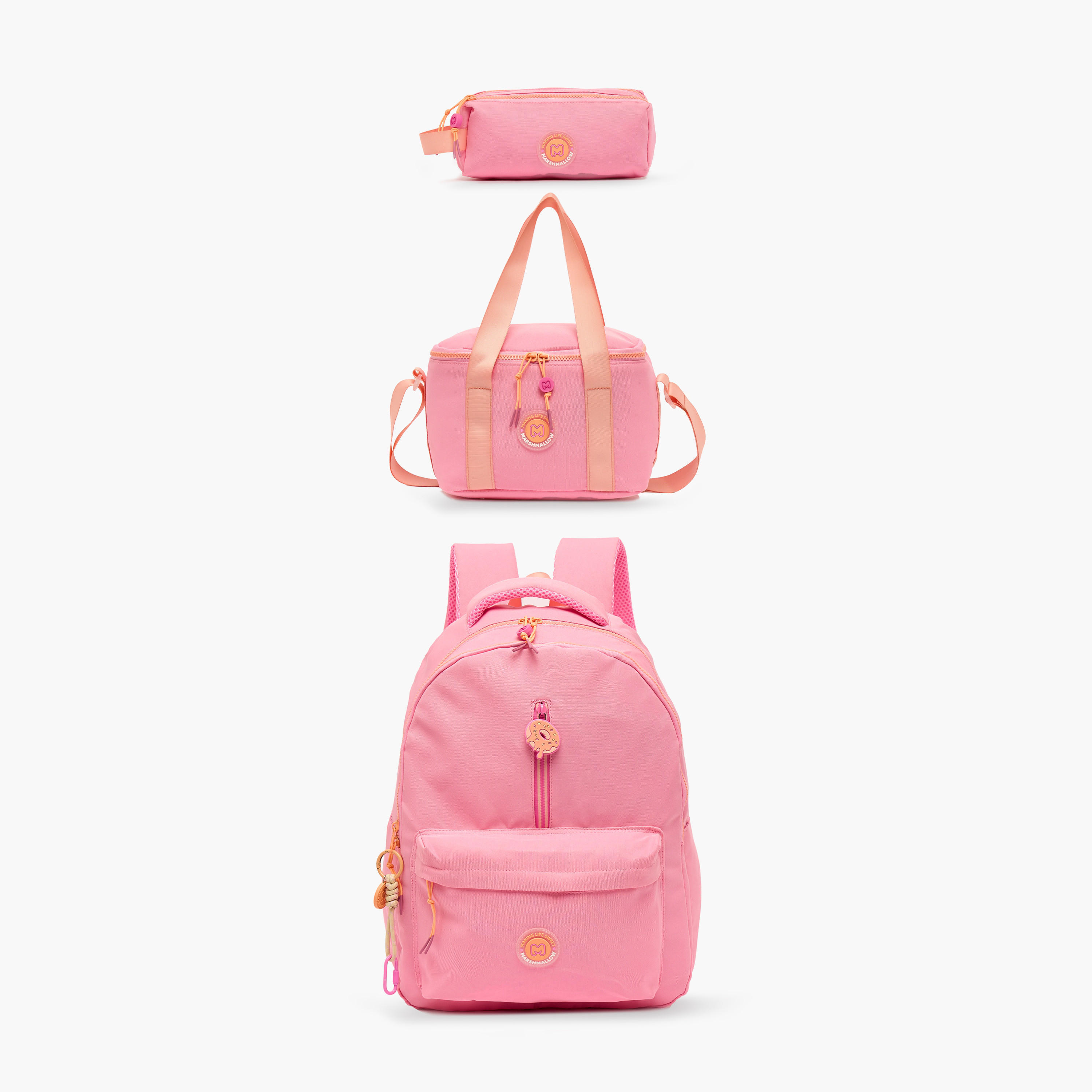 مقلمة سادة بحجرتين من مارشميلو-school-stationery-pencilcases-image-9