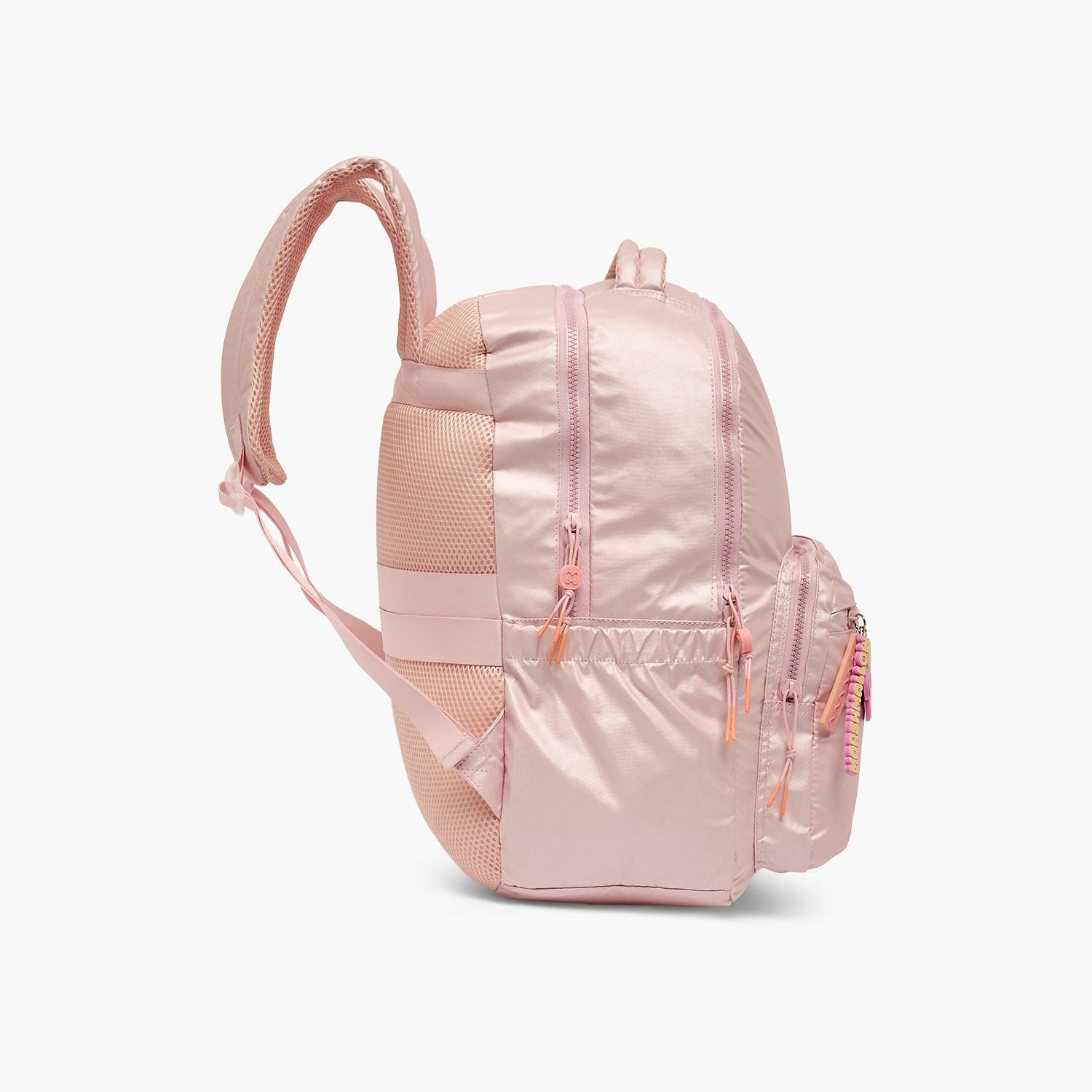 شنطة ظهر سادة بحمالات كتف مبطنة للبنات من 8-13 سنة من مارشميلو - 17 بوصة-school-bagsandbackpacks-backpacks-image-8