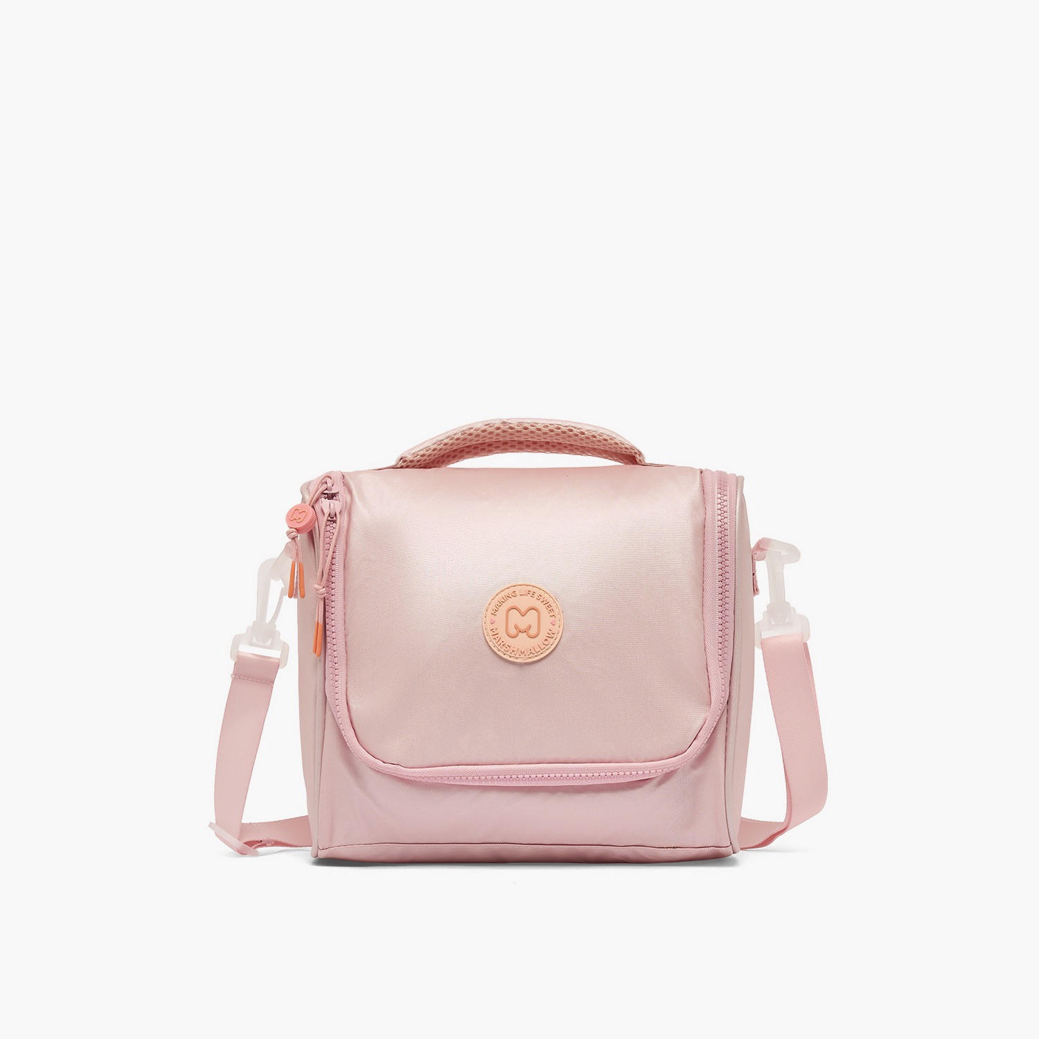 MARSHMALLOW Solid Lunch Bag for Girls 8-13 Years with Detachable Strap-school-lunchessentials-lunchbags-image-1