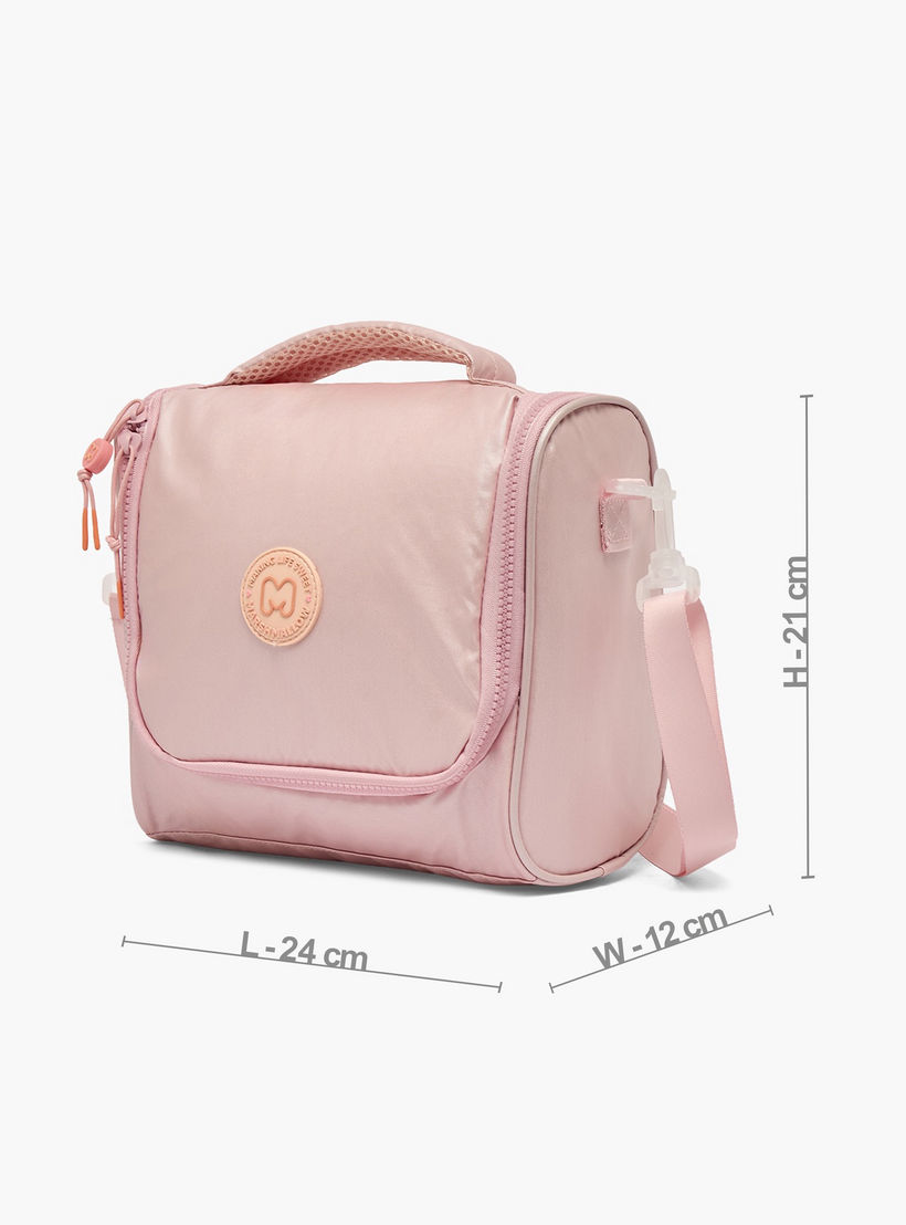 MARSHMALLOW Solid Lunch Bag for Girls 8-13 Years with Detachable Strap-school-lunchessentials-lunchbags-image-6
